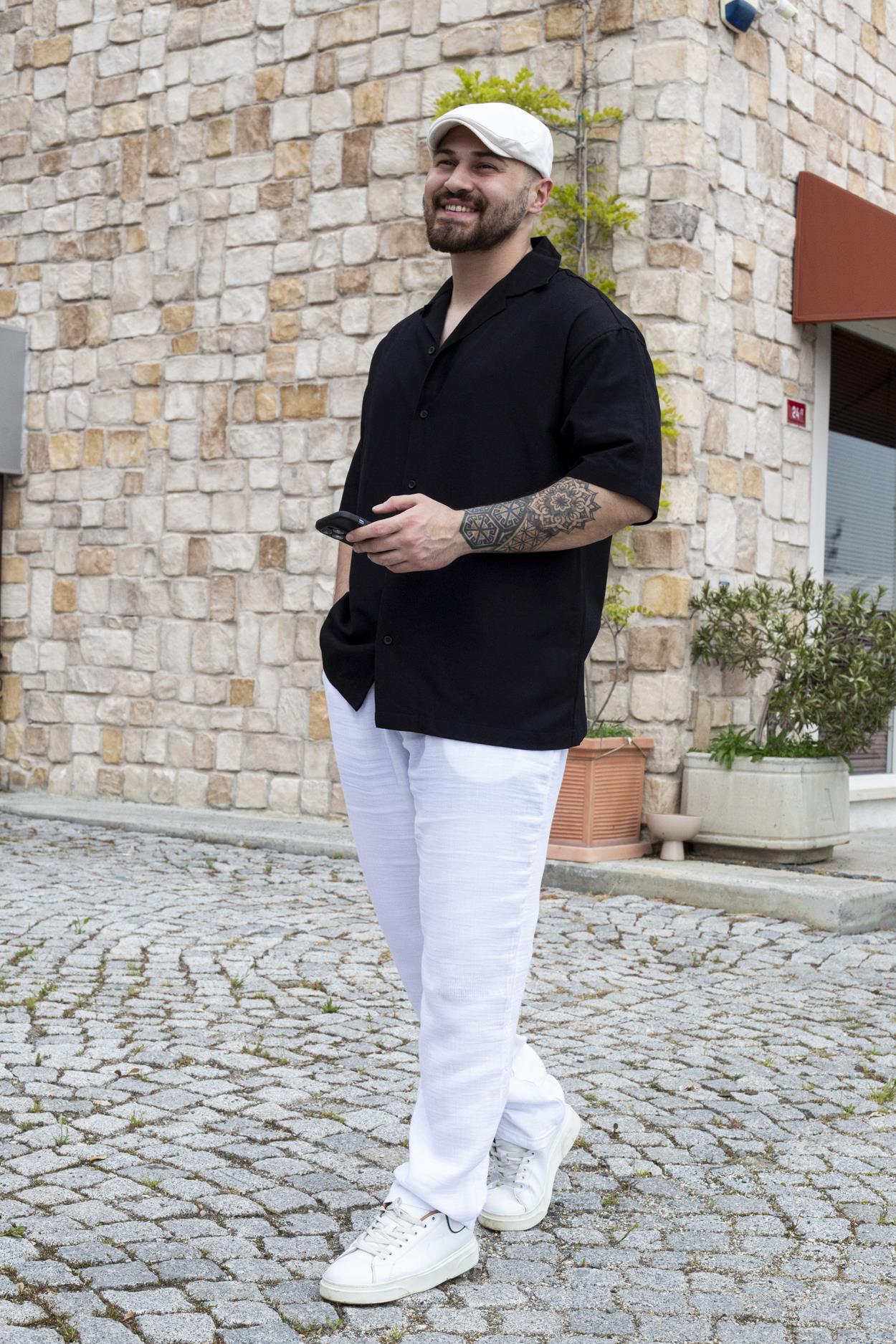 Rahat Kalıp İnce Gabardin Gömlek (GMS33)