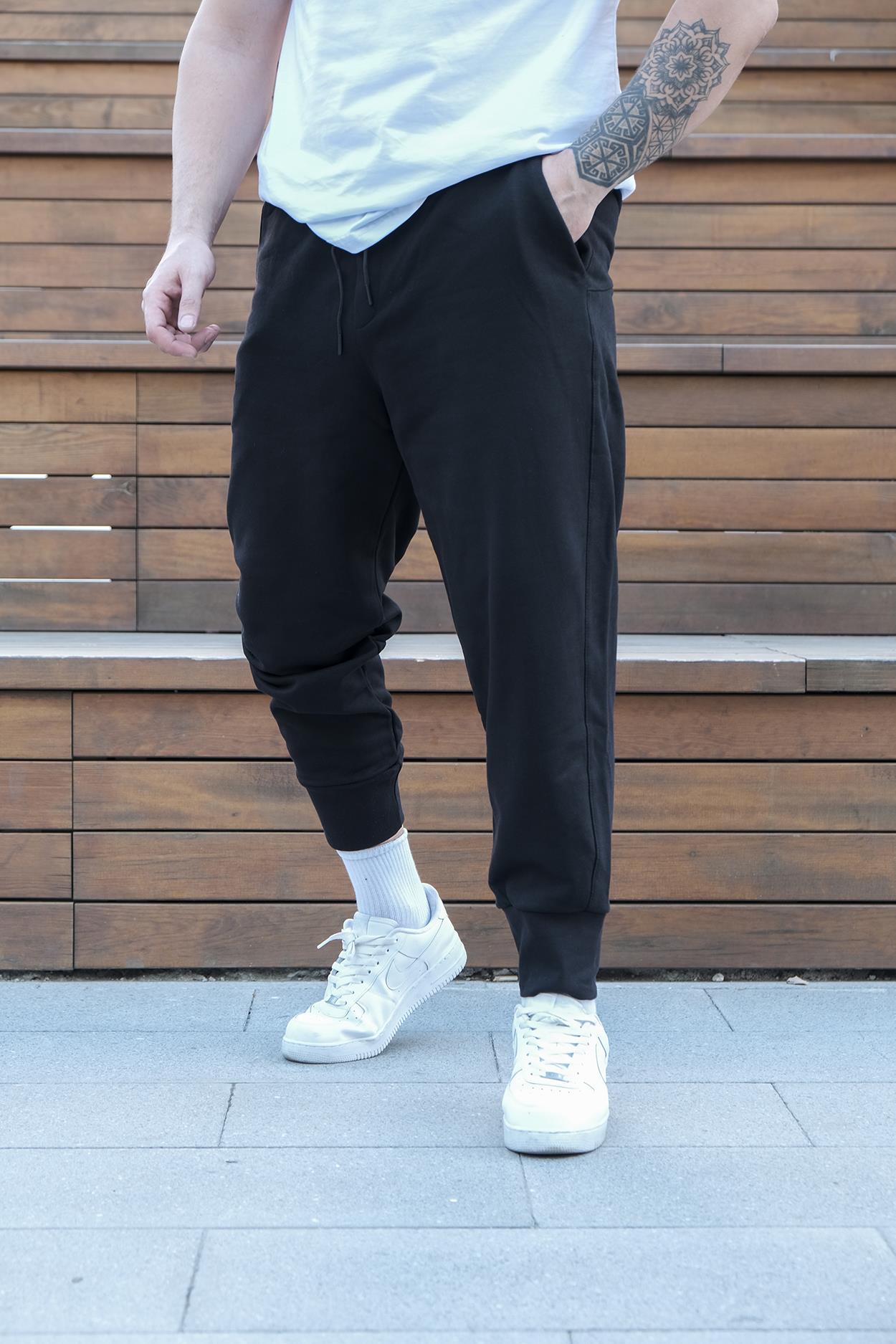 Rahat Kalıp Penye Kumaş Paça Lastikli Jogger (JGS12)