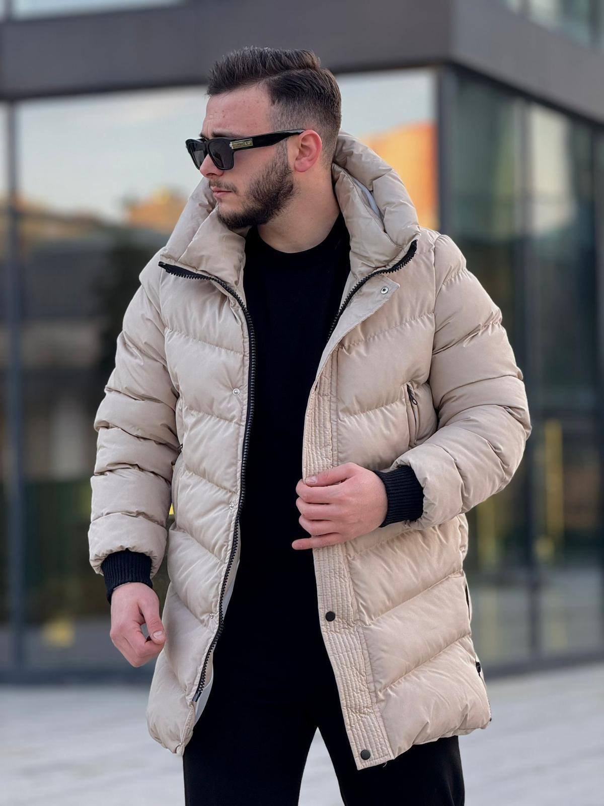 Rahat Kalıp Uzun Şişme Mont (İGK02)