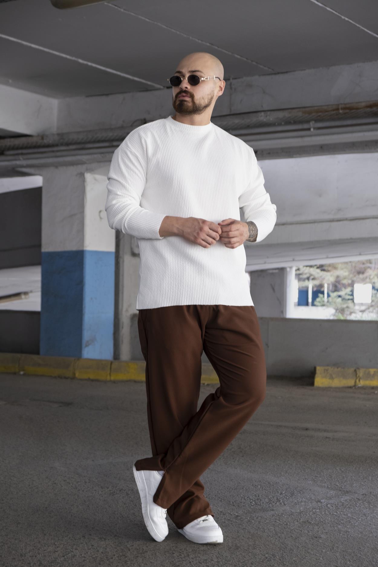 Regular Fit Ottoman Kumaş Sweatshirt (SVTB07)