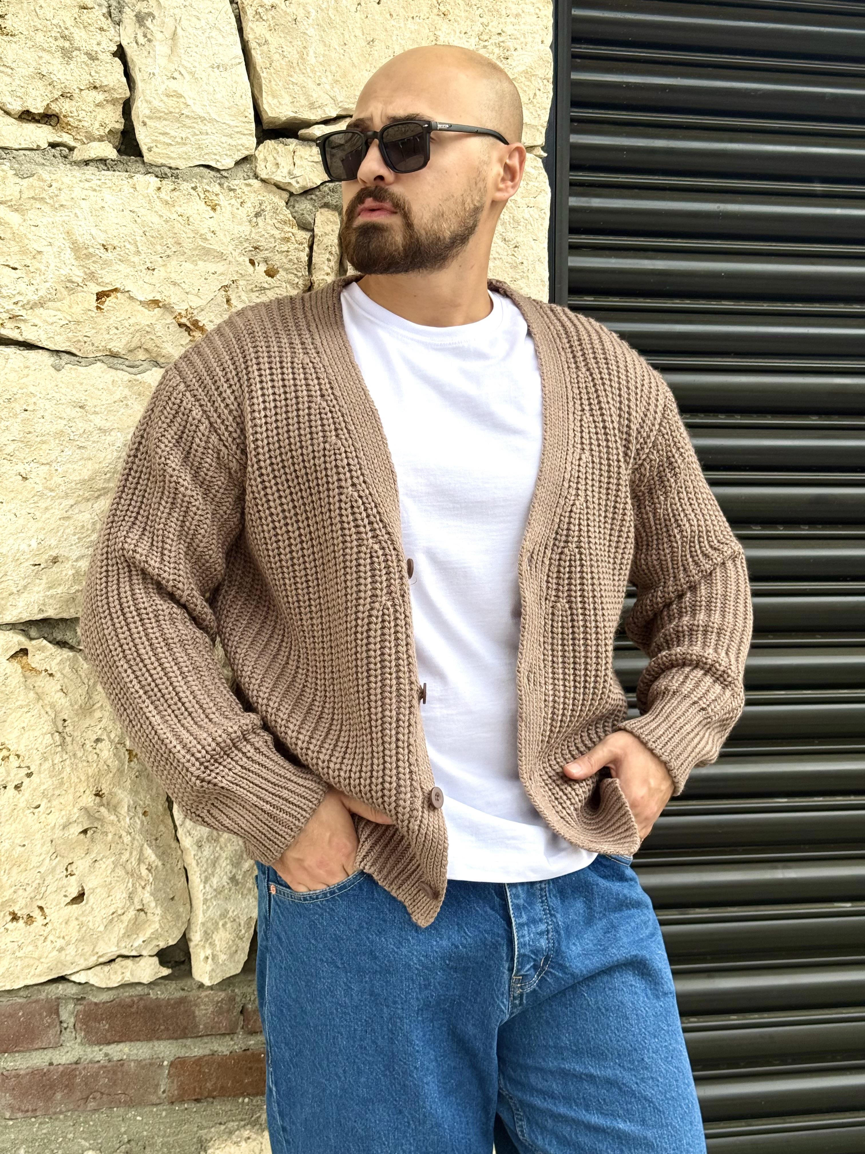 Selanik Örme Rahat Kalıp Hırka (MEVKA52)