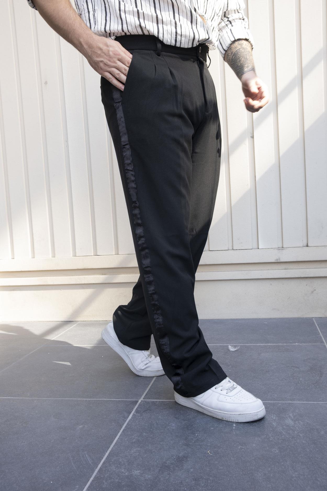 Şerit Detaylı Kumaş Pantolon (SPS03)