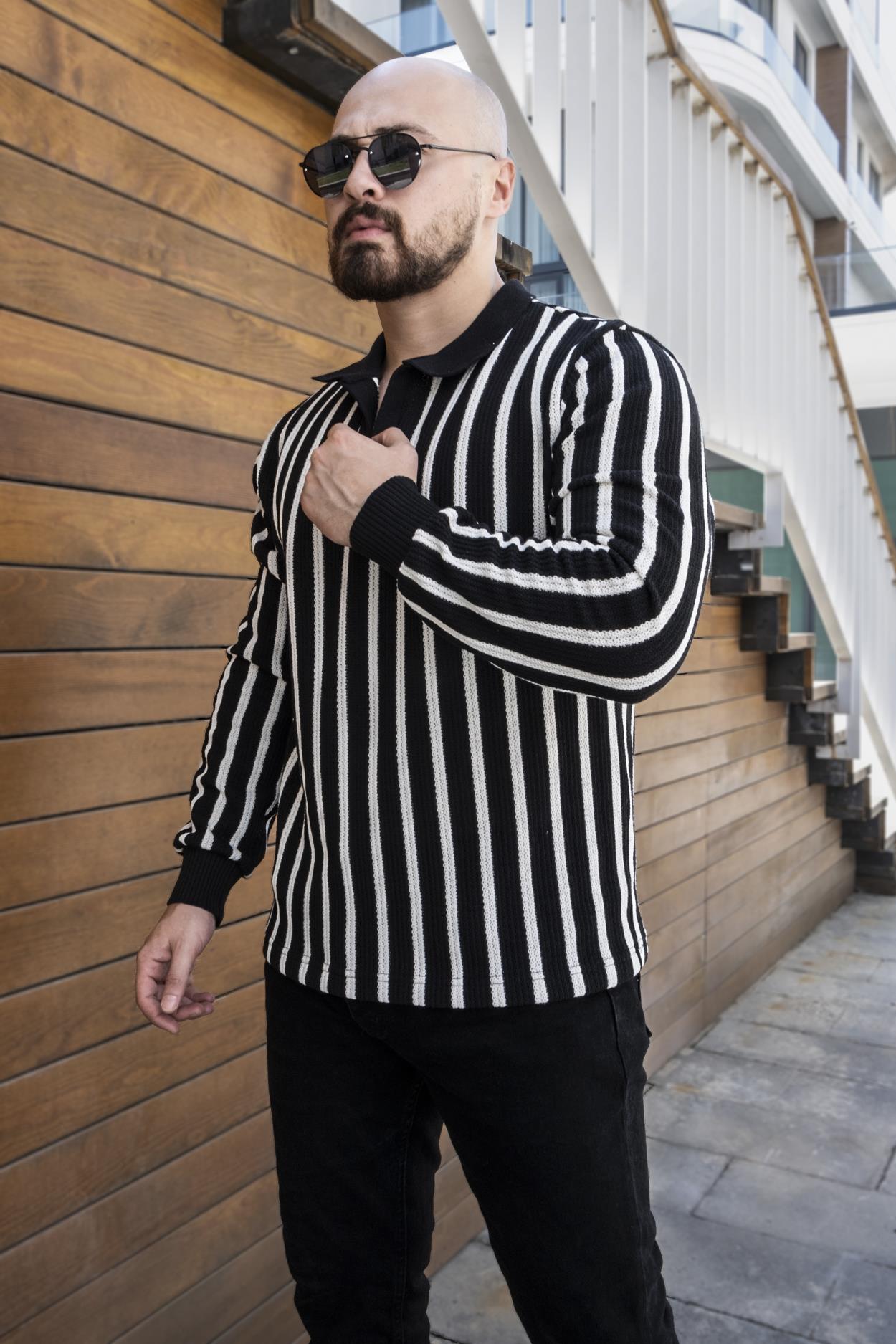 Slim Fit Polo Yaka Örme Triko (SVTS16)