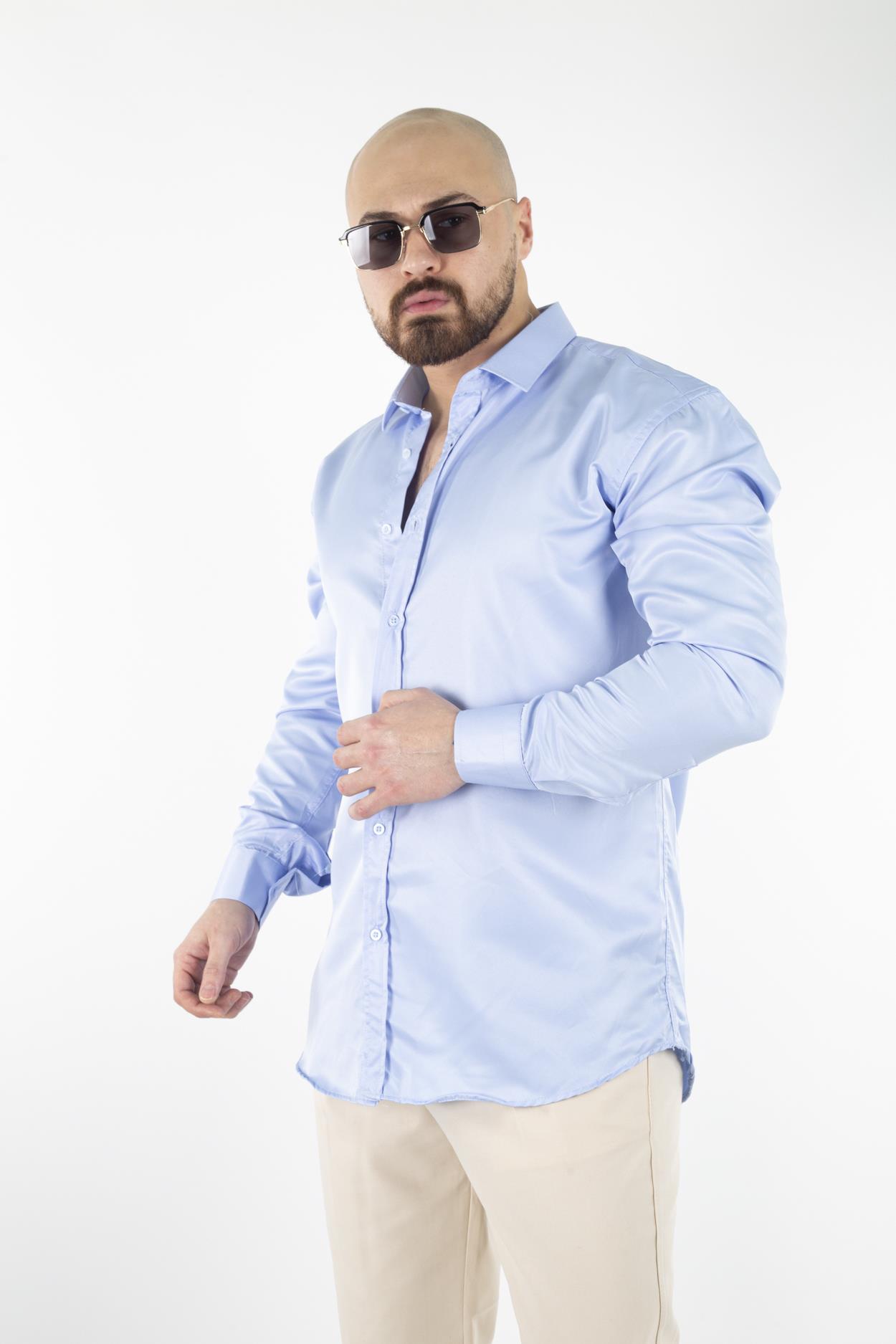 Slim Fit Viskon Kumaş Gömlek (GMM19)