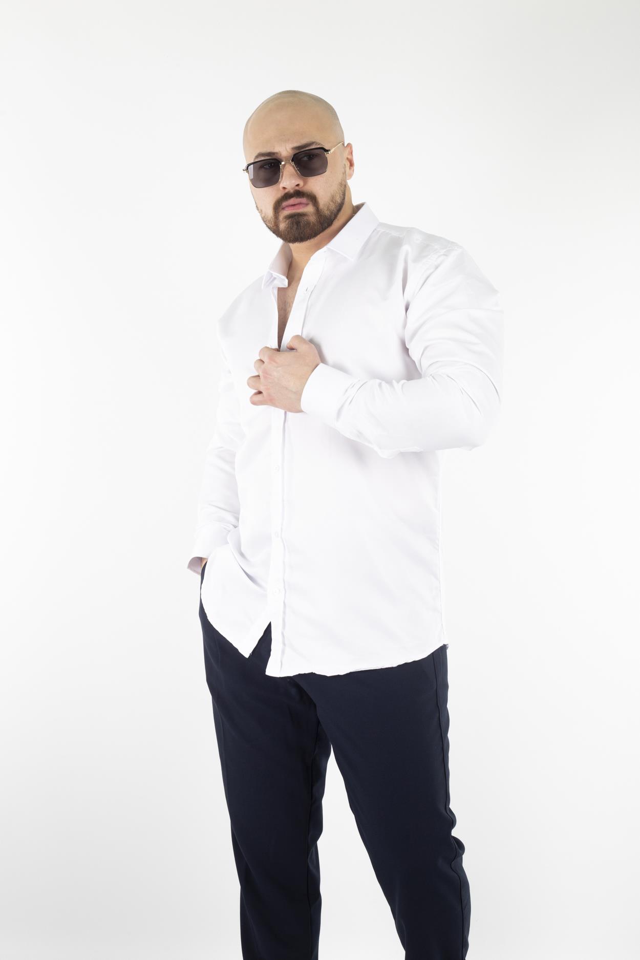 Slim Fit Viskon Kumaş Gömlek (GMM19)