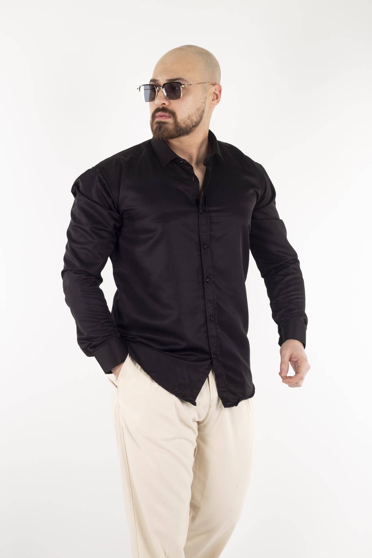 Slim Fit Viskon Kumaş Gömlek (GMS19)