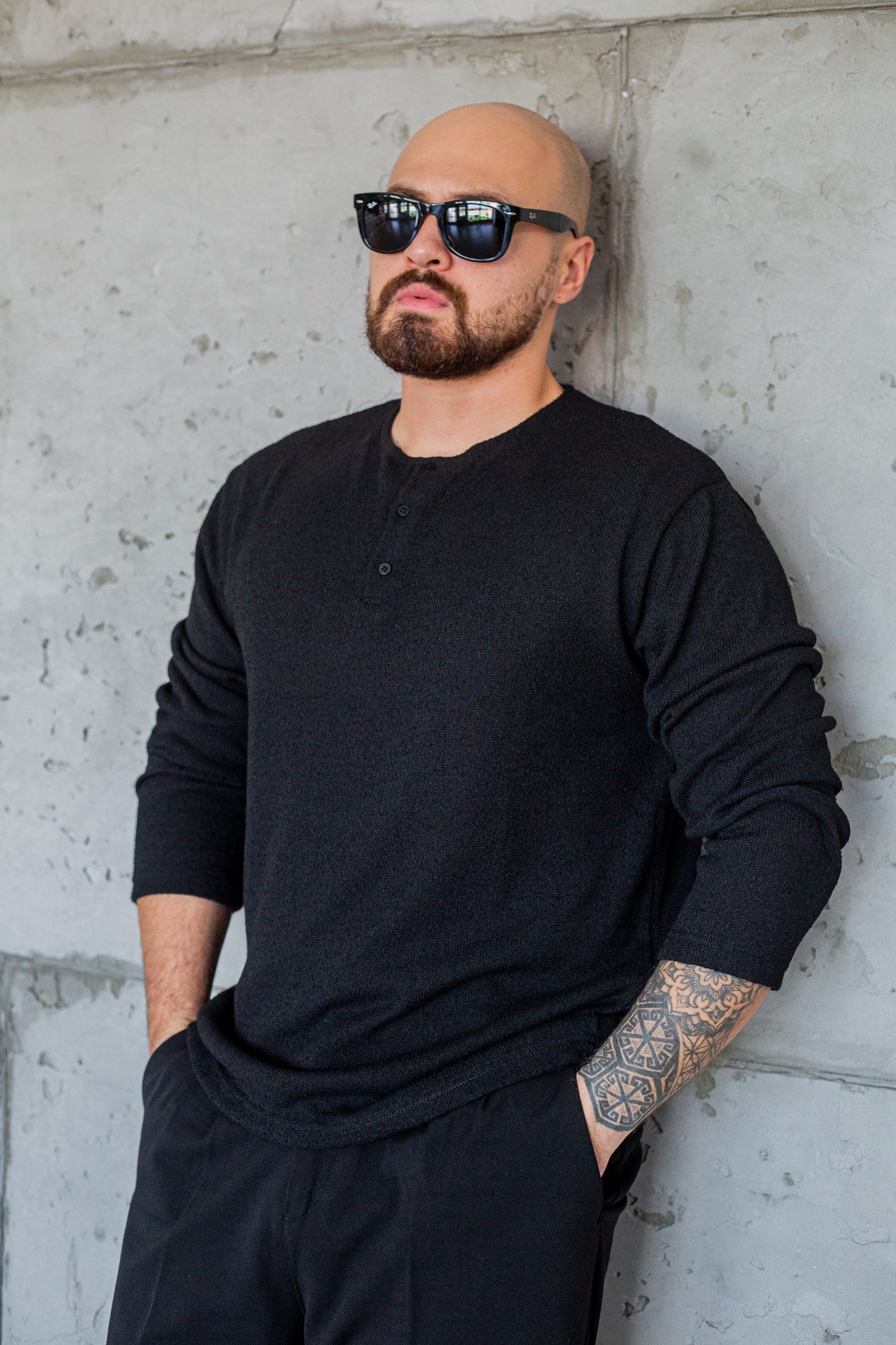 Triko Düğme Detaylı Sweatshirt (SVTS120)