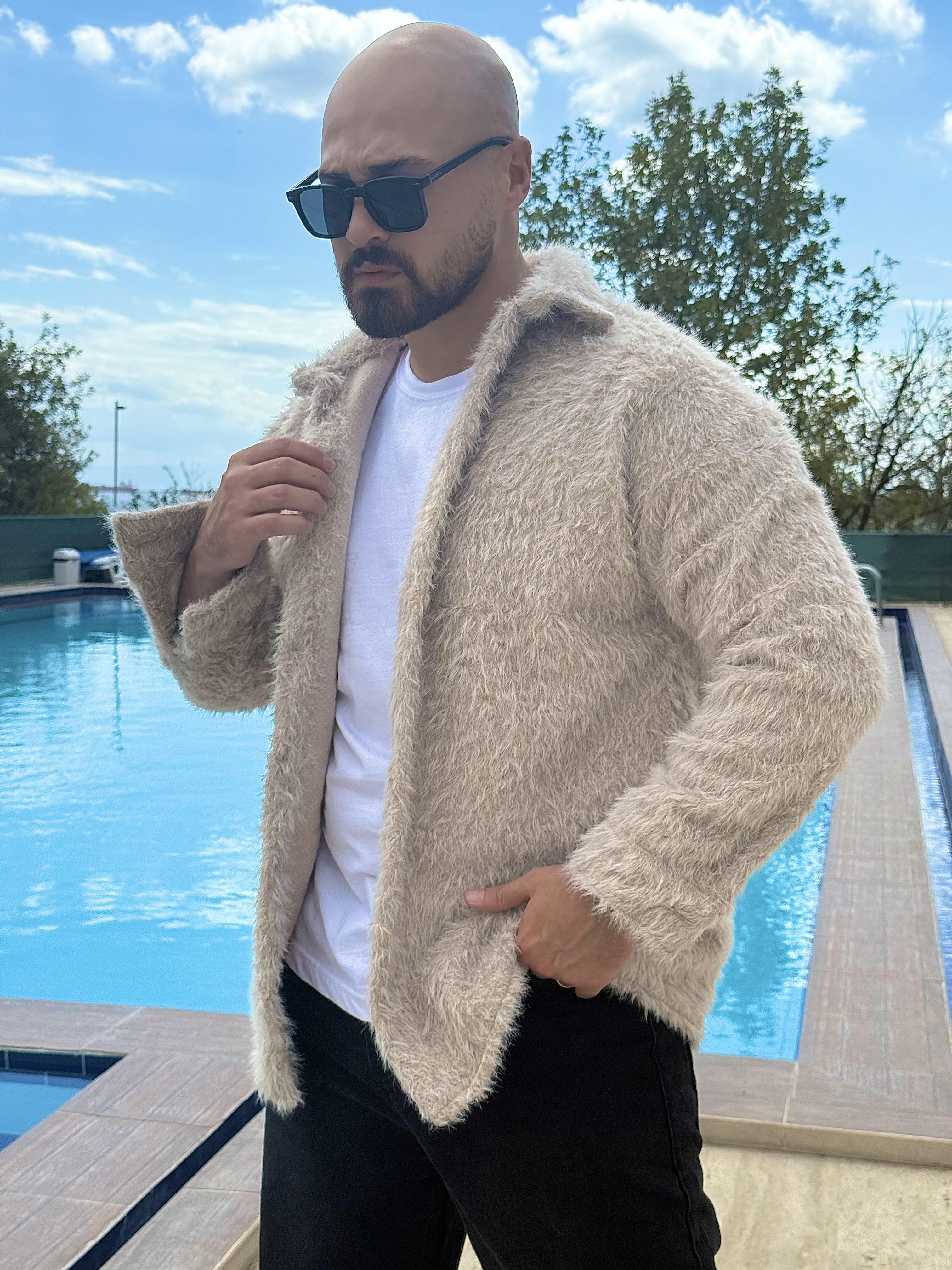 Tüylü Rahat Kalıp Gömlek (GMKR47)