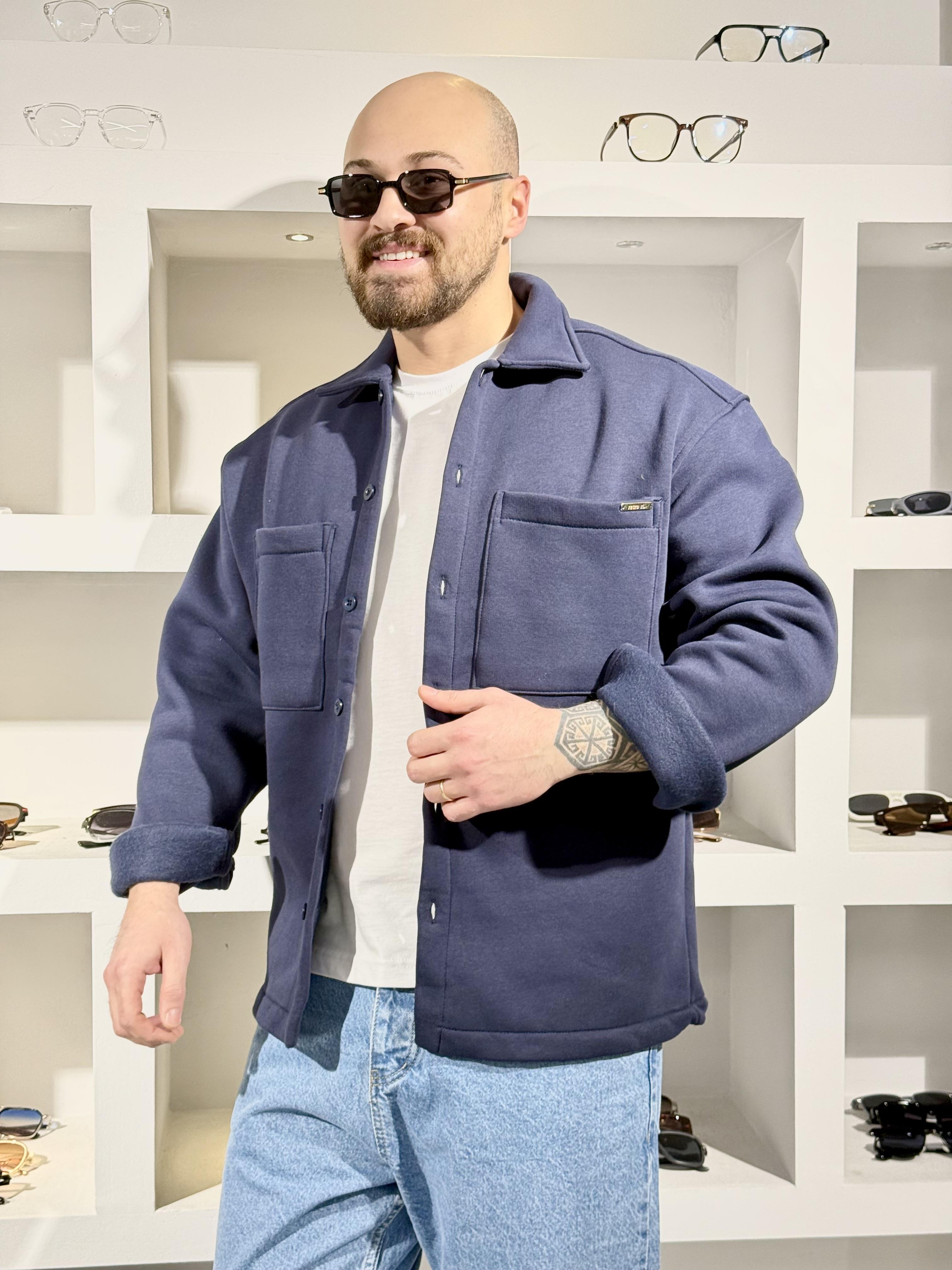 Üç İplik Şardonlu Rahat Kalıp Gömlek (GML56)