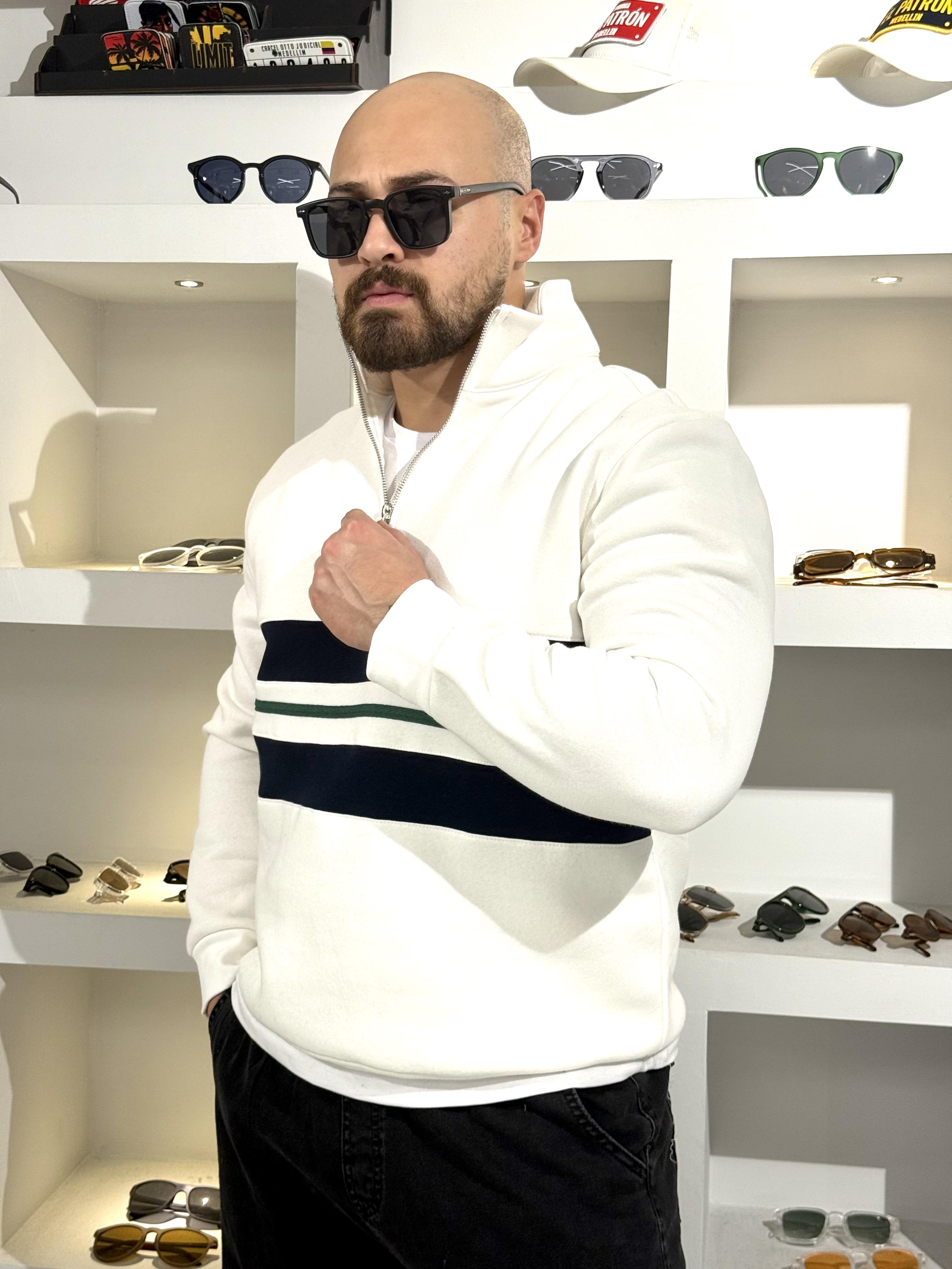 Üç İplik Yarım Fermuarlı Sweatshirt (SVTB69)