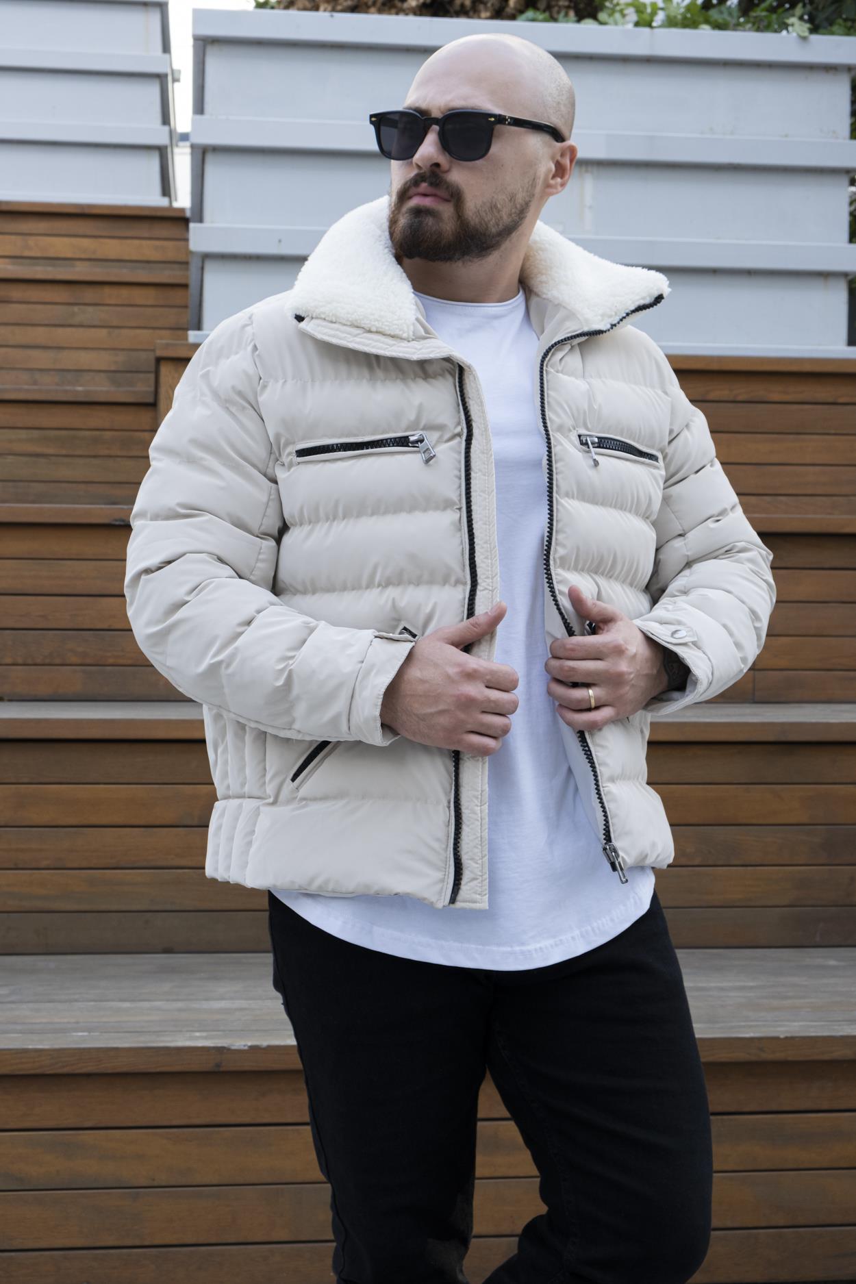 Yaka Kürklü Şİşme Mont (MTK12)