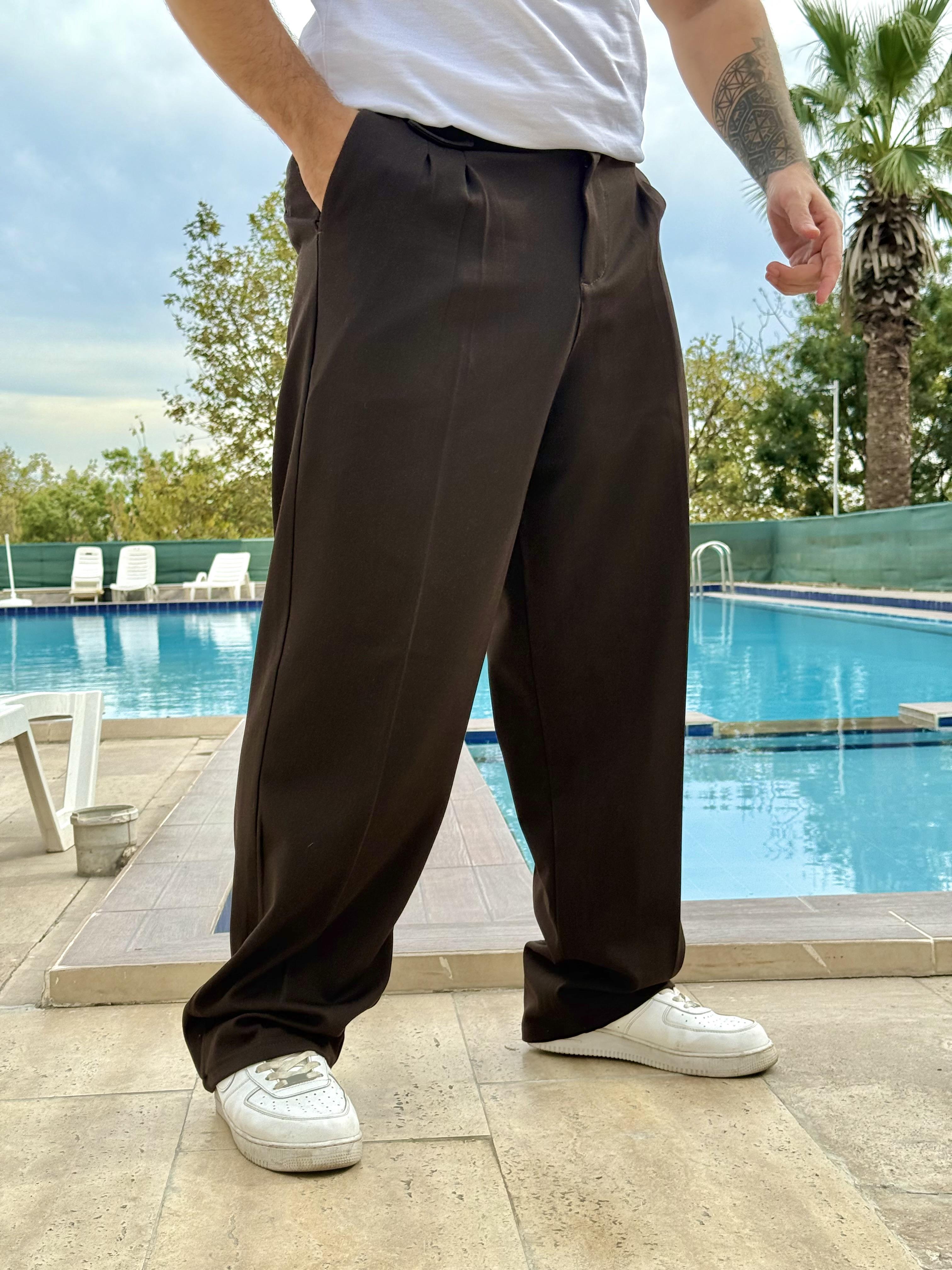 Yeni Sezon Baggy Kumaş Pantolon (JGKA19) · 3