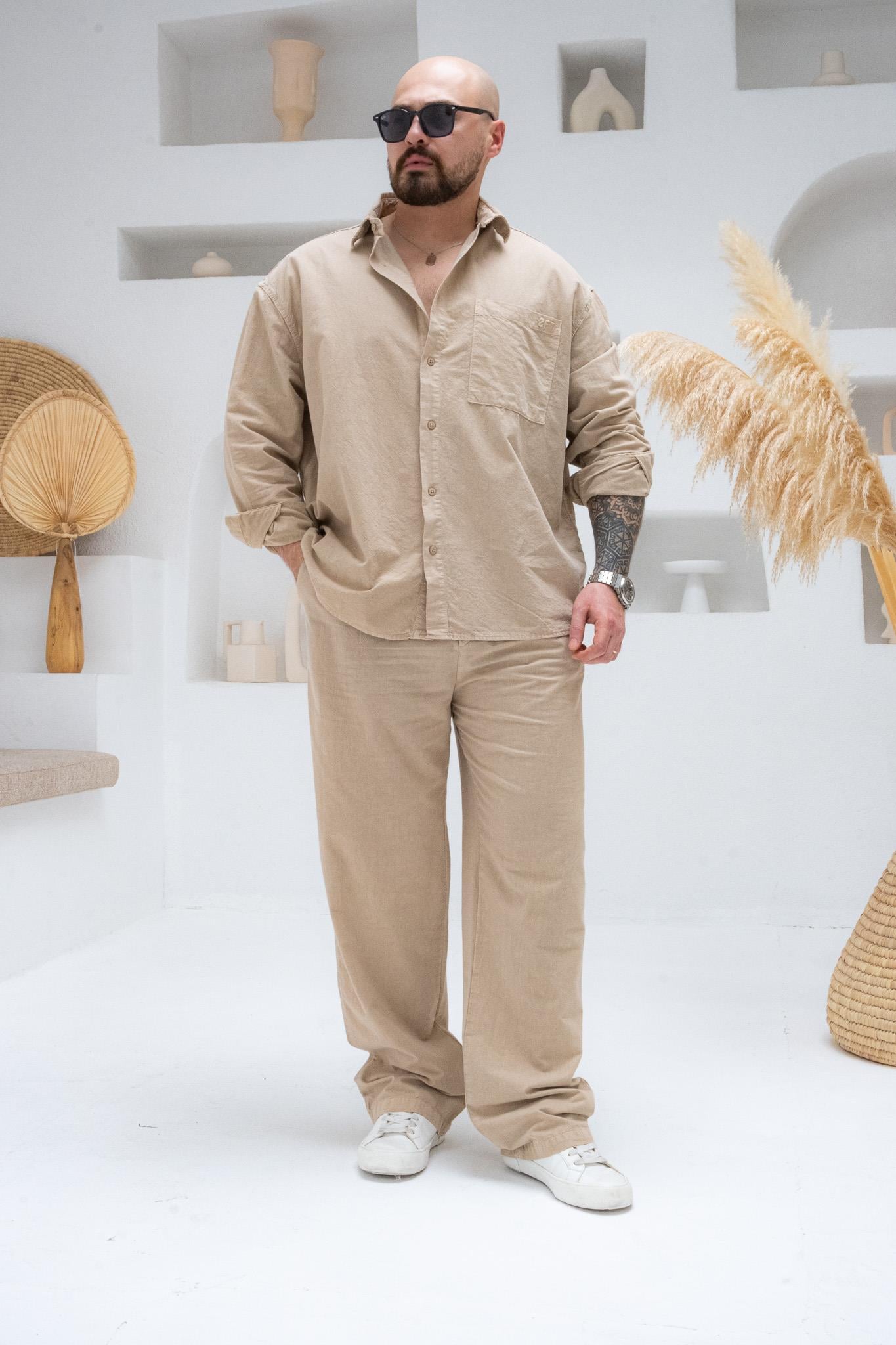 Yıkamalı Modern Oversize Kalıp Alt Üst Takım (TKK36)