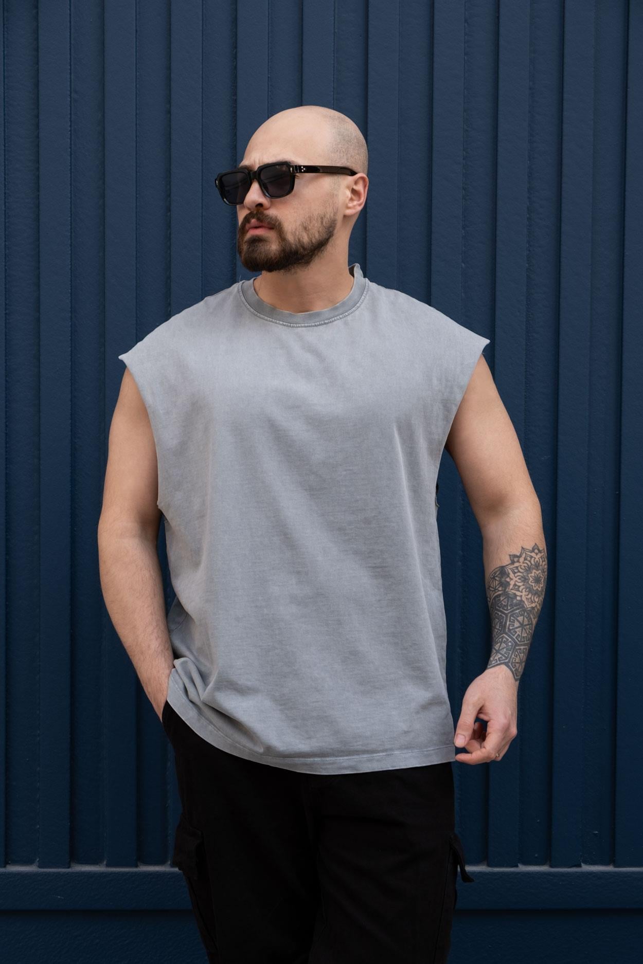 Yıkamalı Oversize Atlet (TSG15)