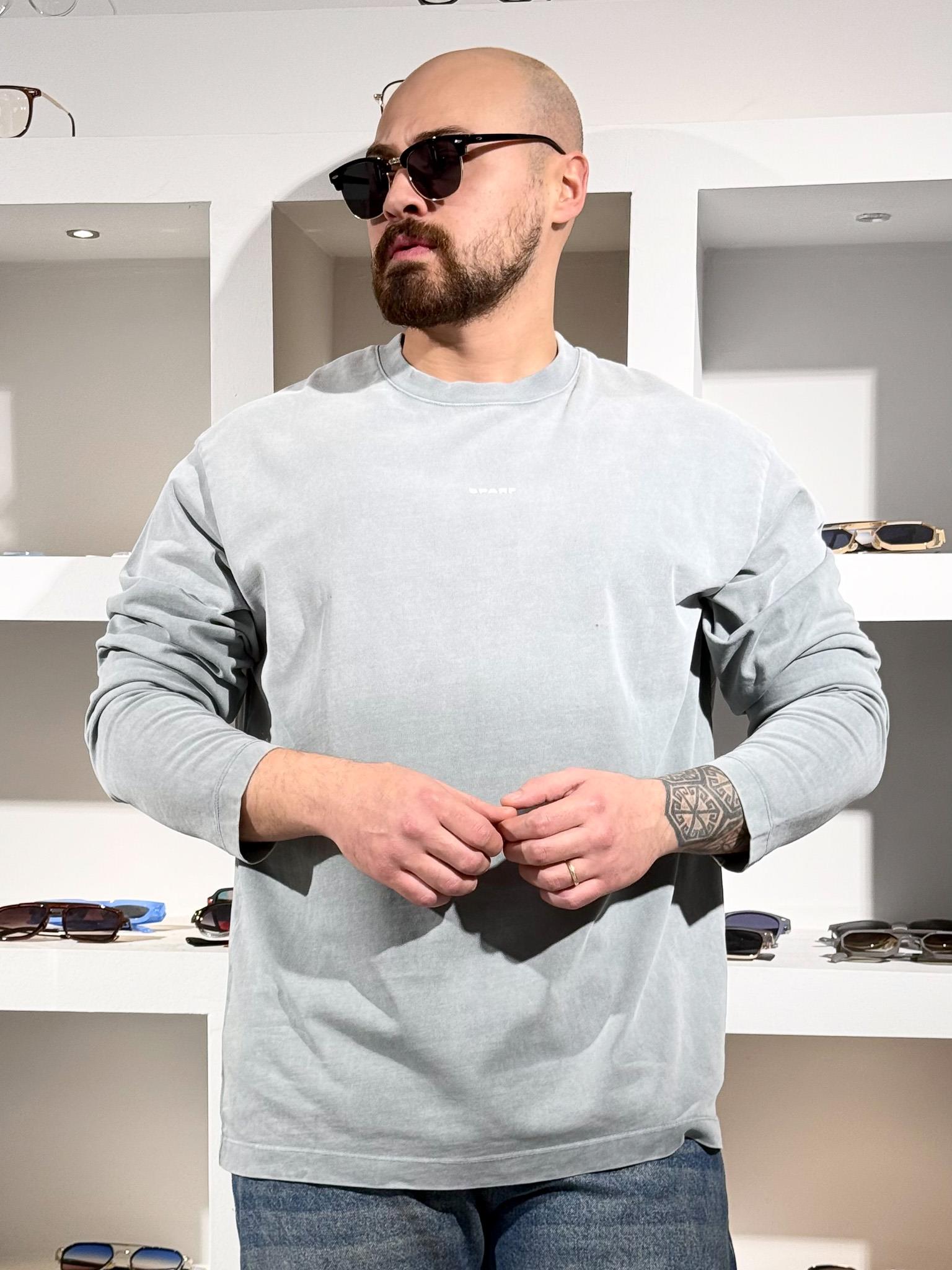 Yıkamalı Rahat Kalıp Sweatshirt (SVTG87)