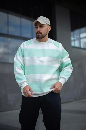 Cep Detaylı Şardonlu Oversize Sweatshirt (SVTY10)