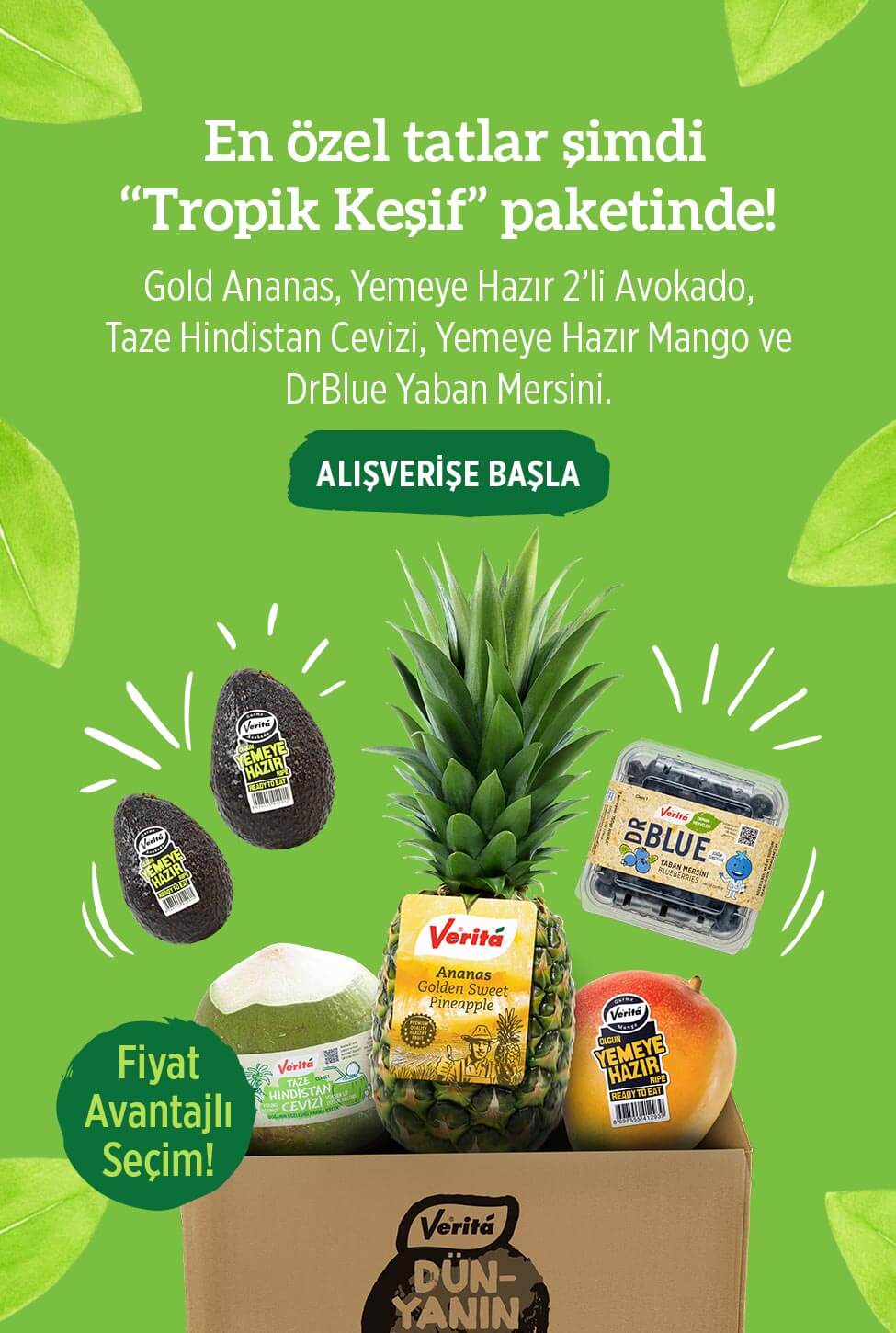 Avatajlı Tropik Meyve Keşif Pakedi