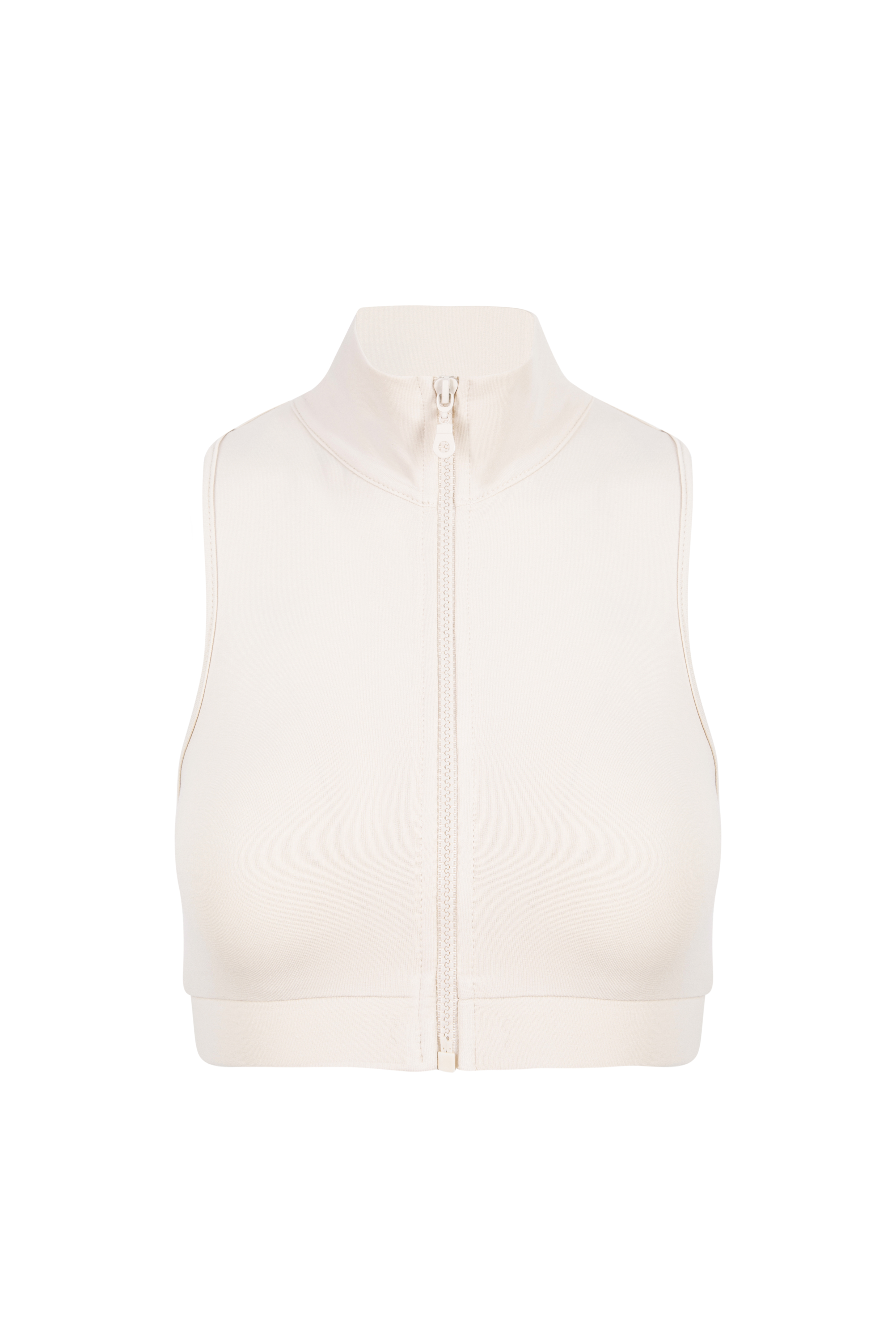 Alex Cream Zip Bra
