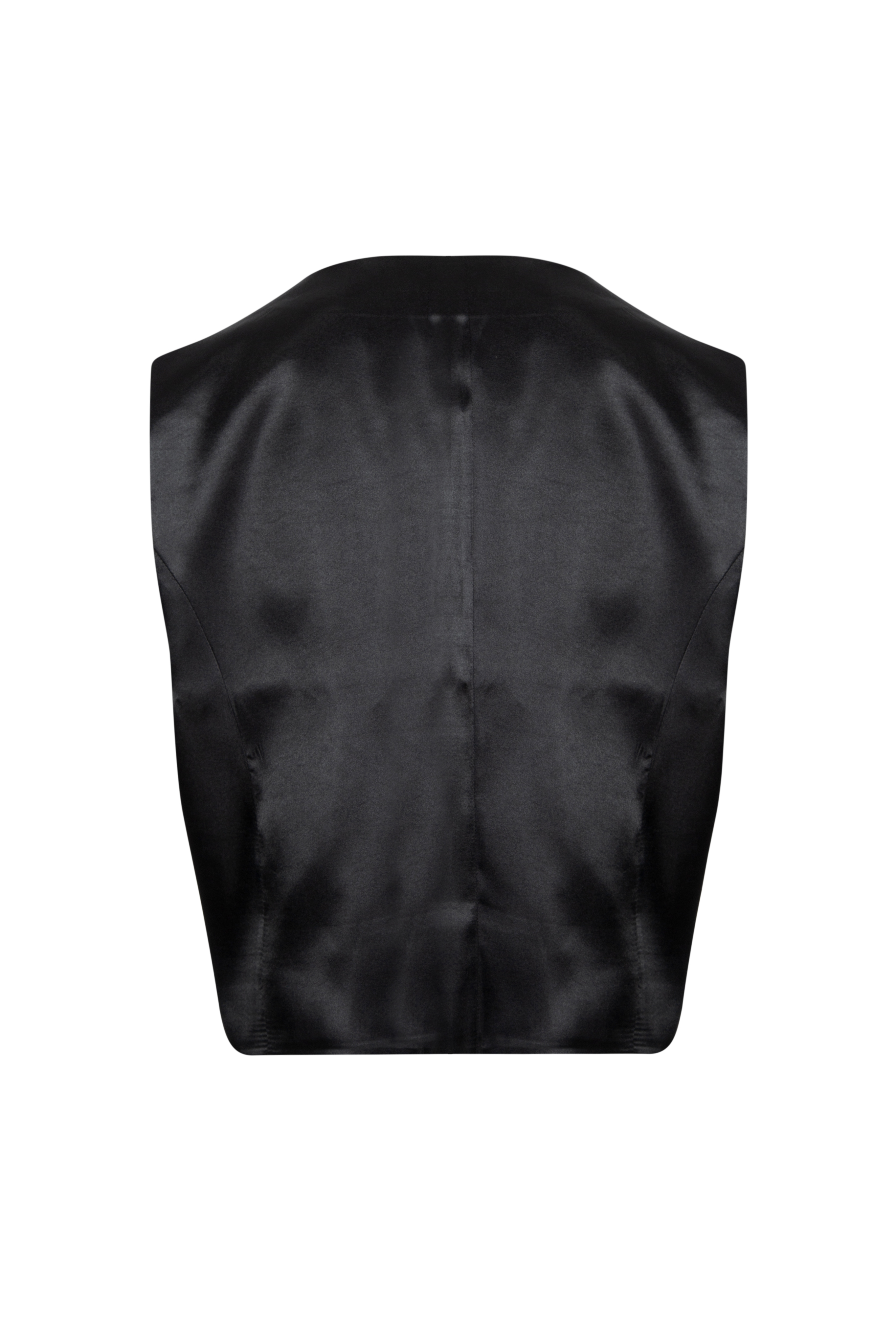 Black Ines Velvet Vest