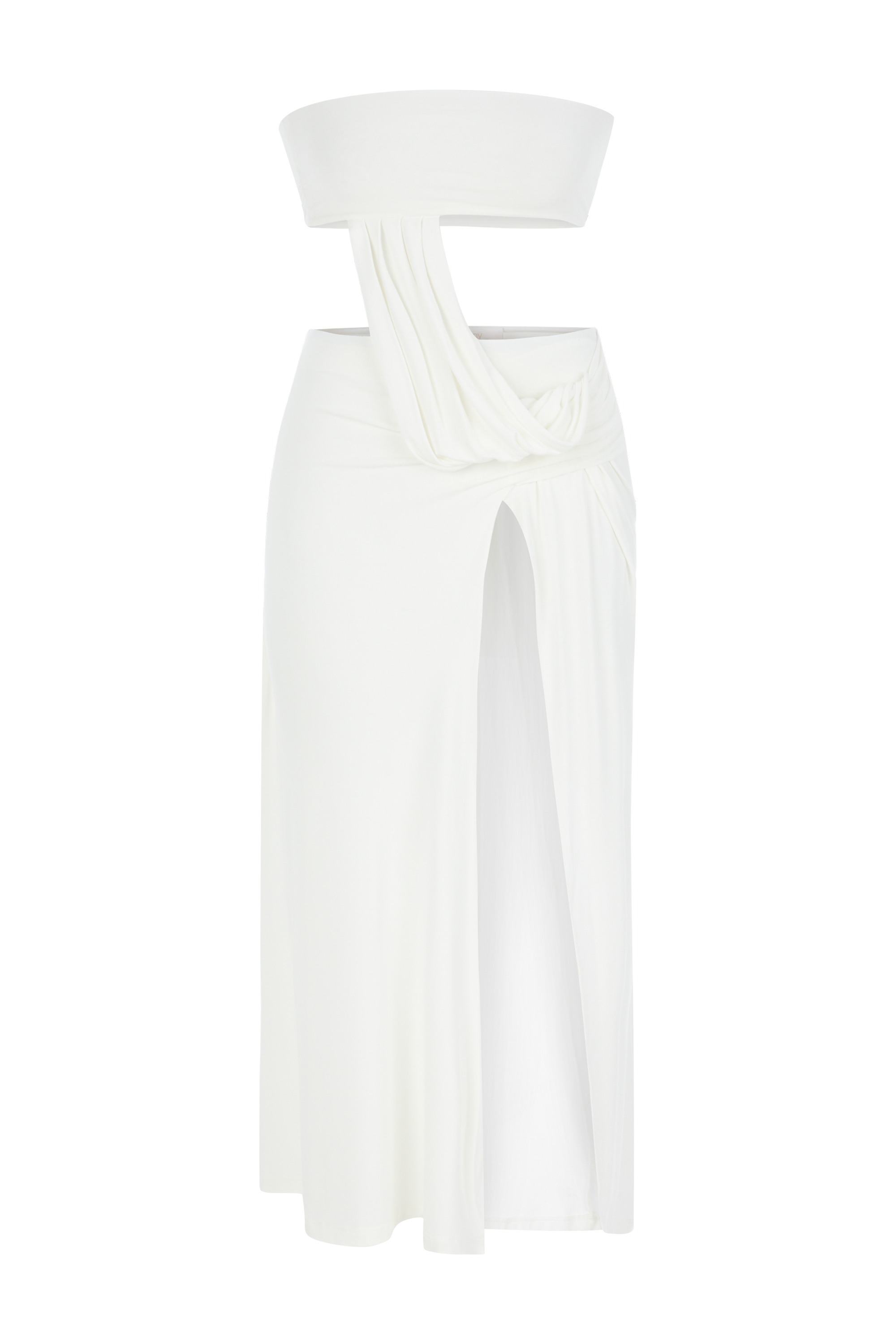 Long White Zeta Dress