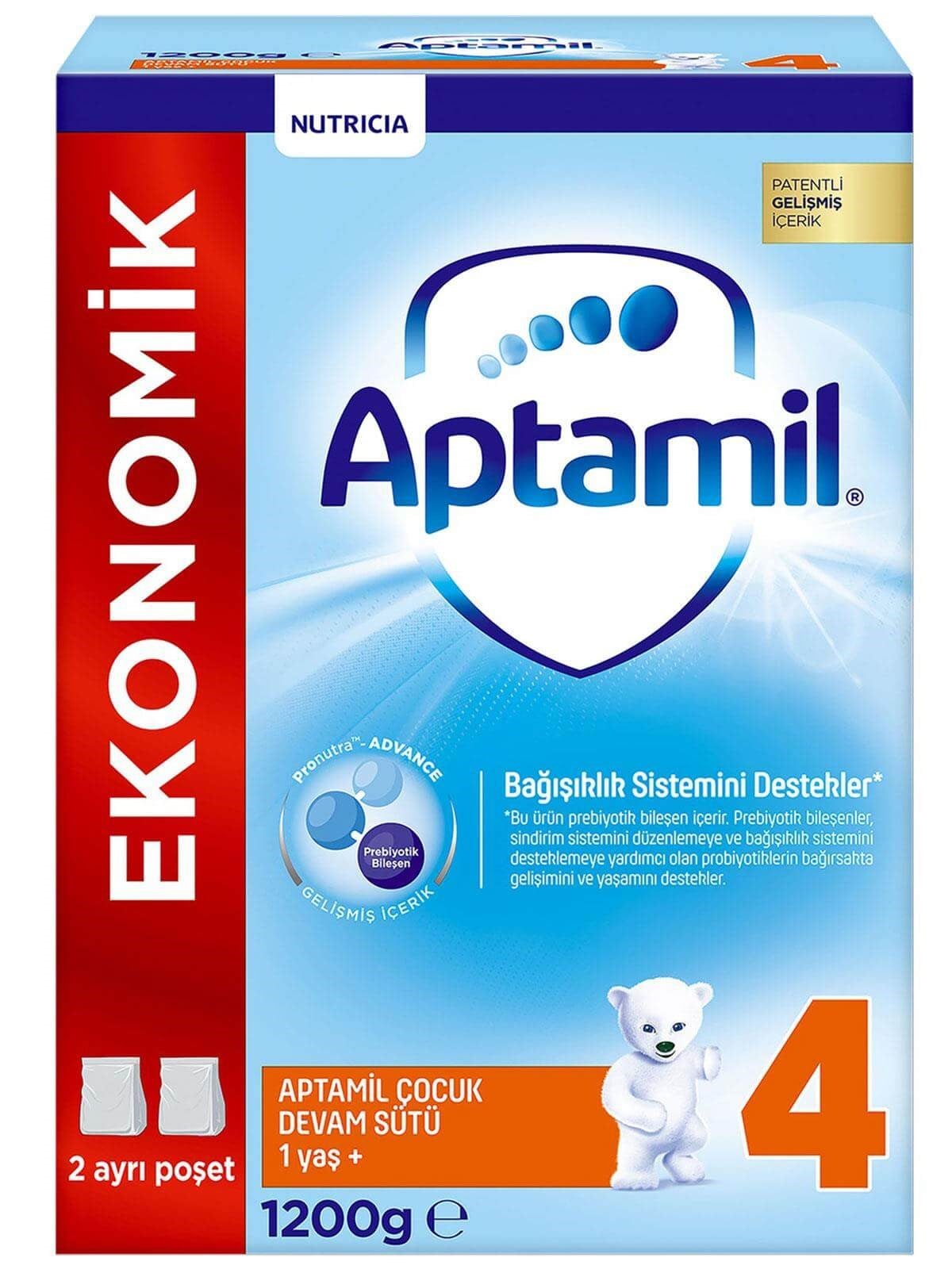 Aptamil 4 Çocuk Devam Sütü 1200 g 1 Yaş+