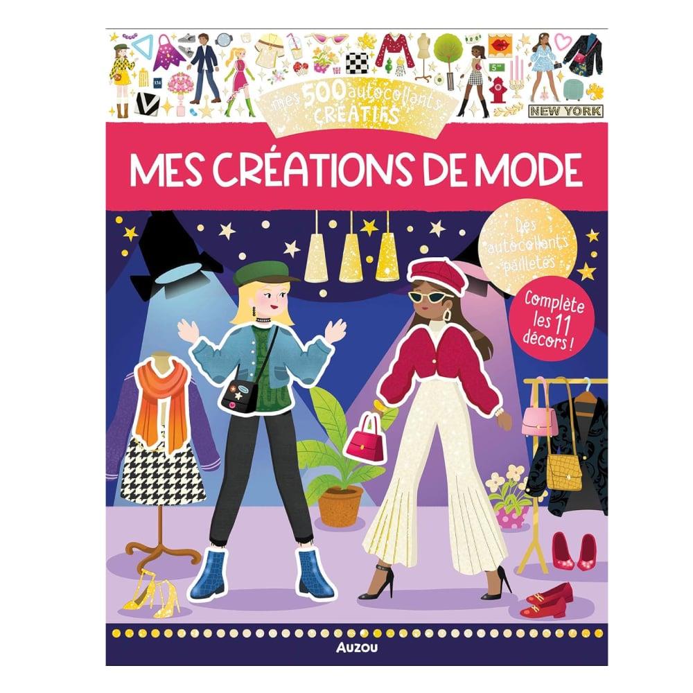 Auzou Mes500 Autocollants Creatifs-Mes Creatıons De Mode