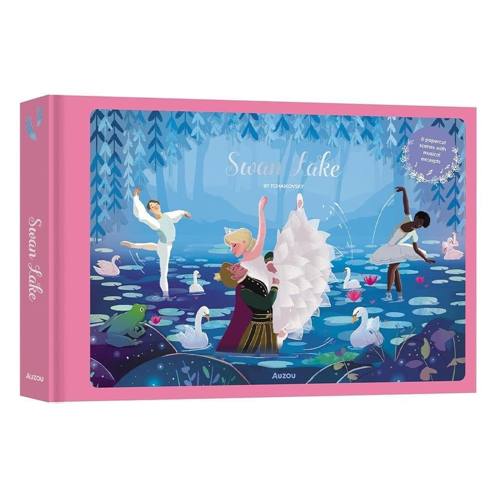 Auzou Swan Lake Paper Theater - Kuğu Gölü Sesli  3D Kitap