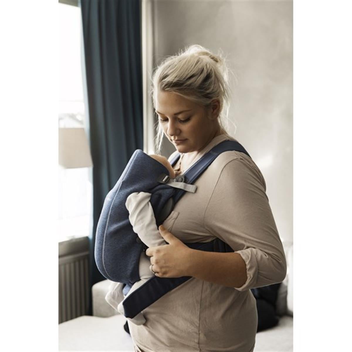 BabyBjörn Kanguru Mini 3D Cotton Jersey / Dove Blue
