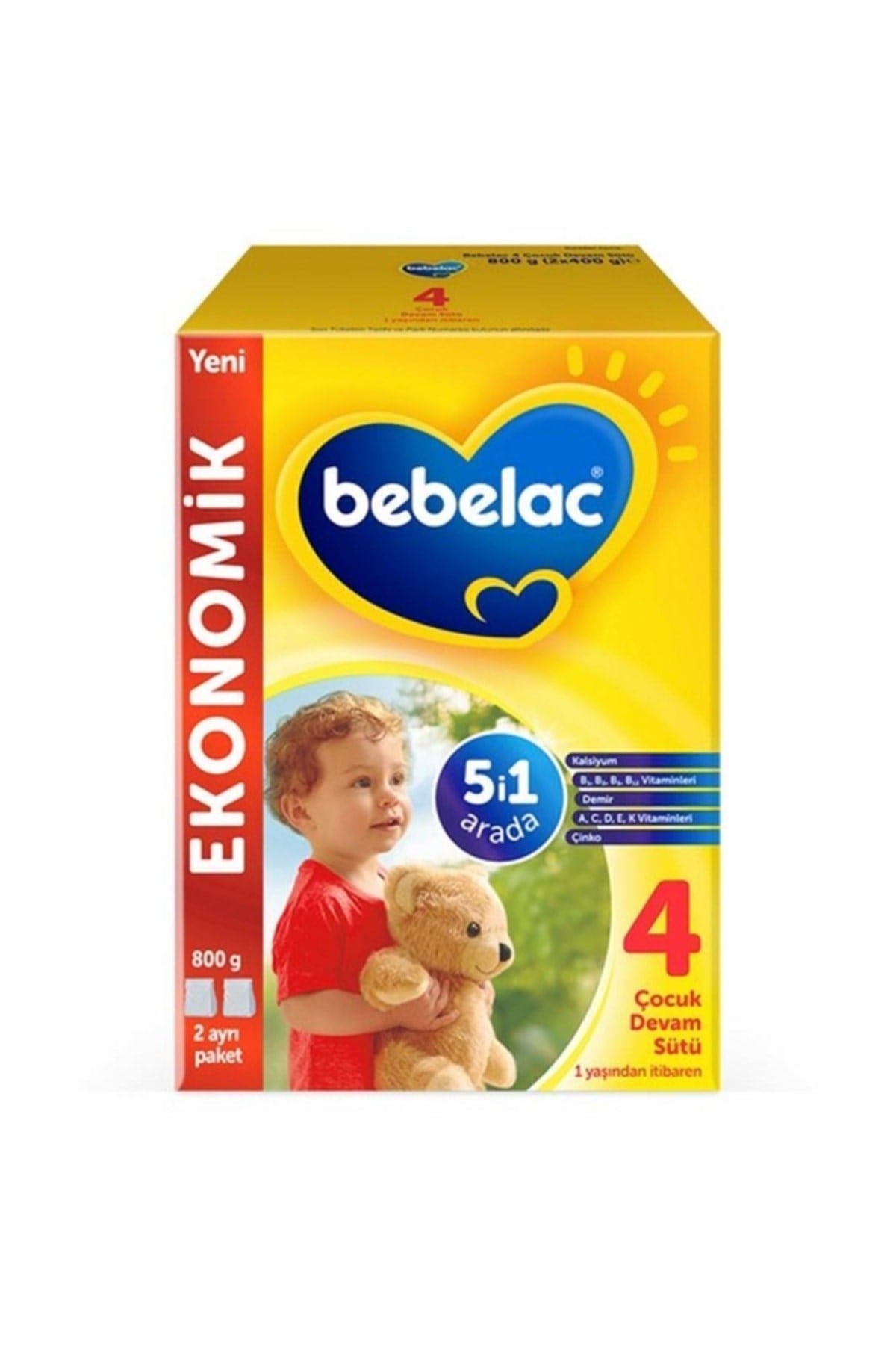 Bebelac 4 Devam Sütü 800 g 1 yaş +
