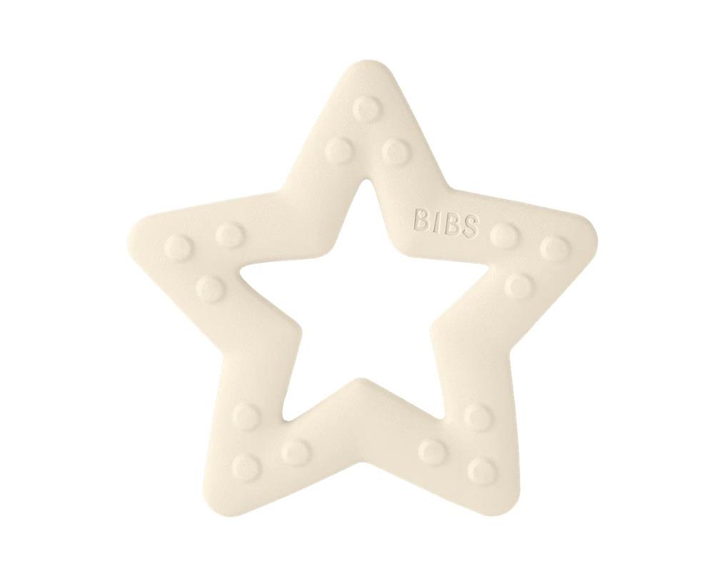 Bibs Baby Bitie Star Diş Kaşıyıcı - Ivory Yıldız
