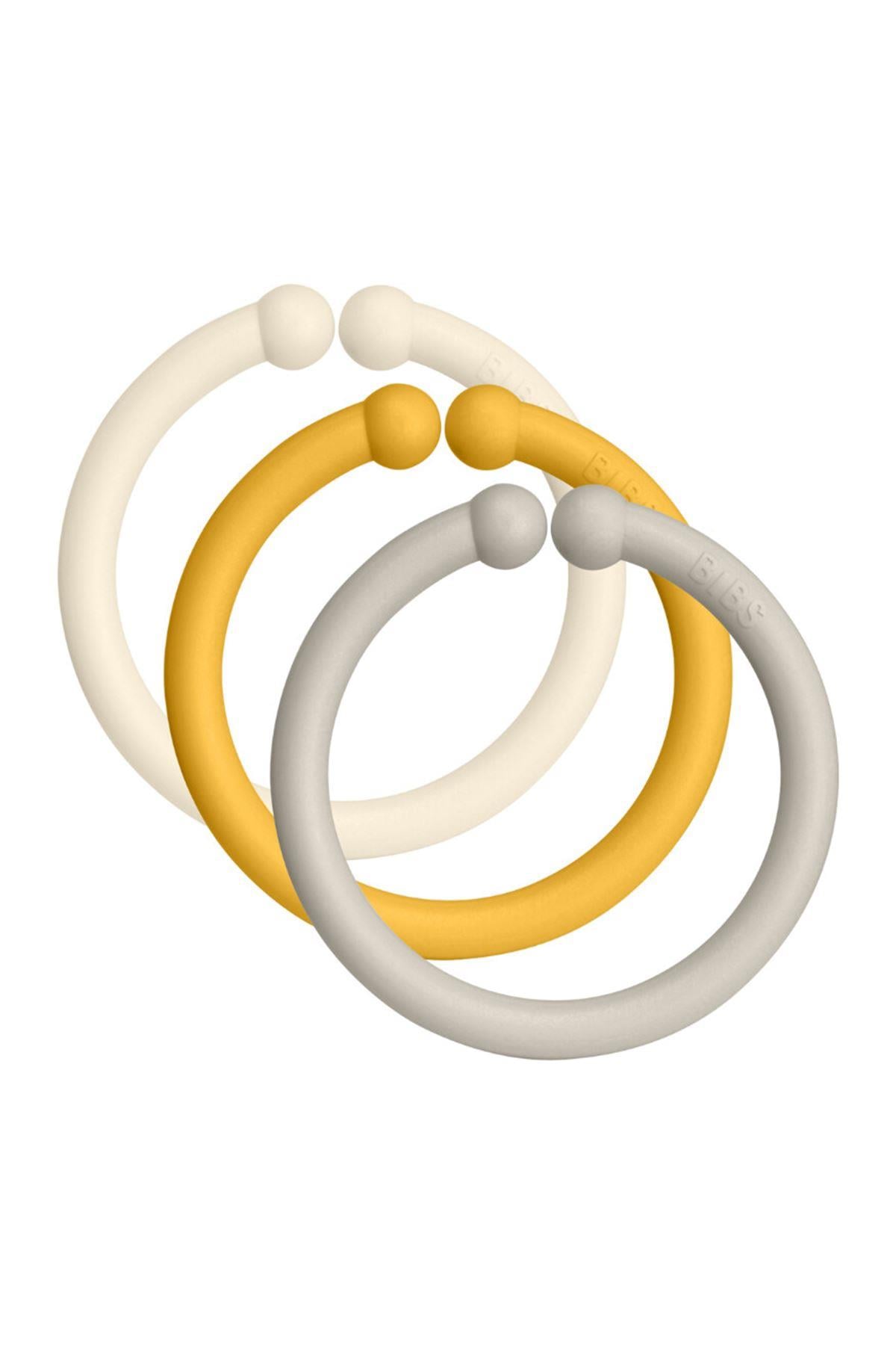 Bibs Loops Diş Kaşıyıcı - Ivory/Honey Bee/Sand