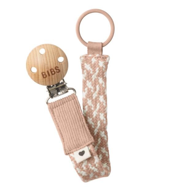 Bibs Paci Braid Emzik Askısı - Blush