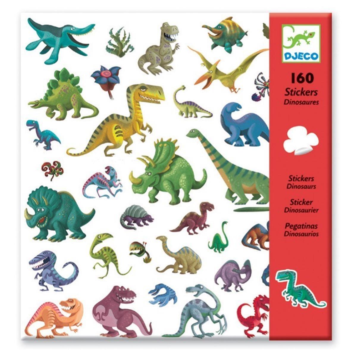 Djeco Çıkartmalar Dinozorlar - Dinosaurs Stickers