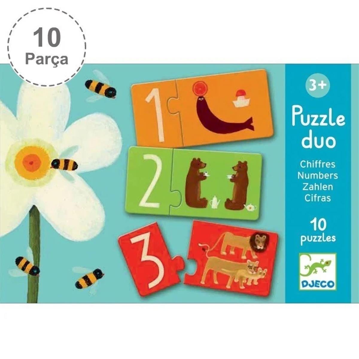 Djeco İkili Puzzle - Duo Numbers