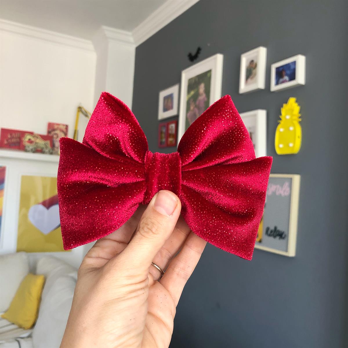 Glitter Red Velvet - Oversize