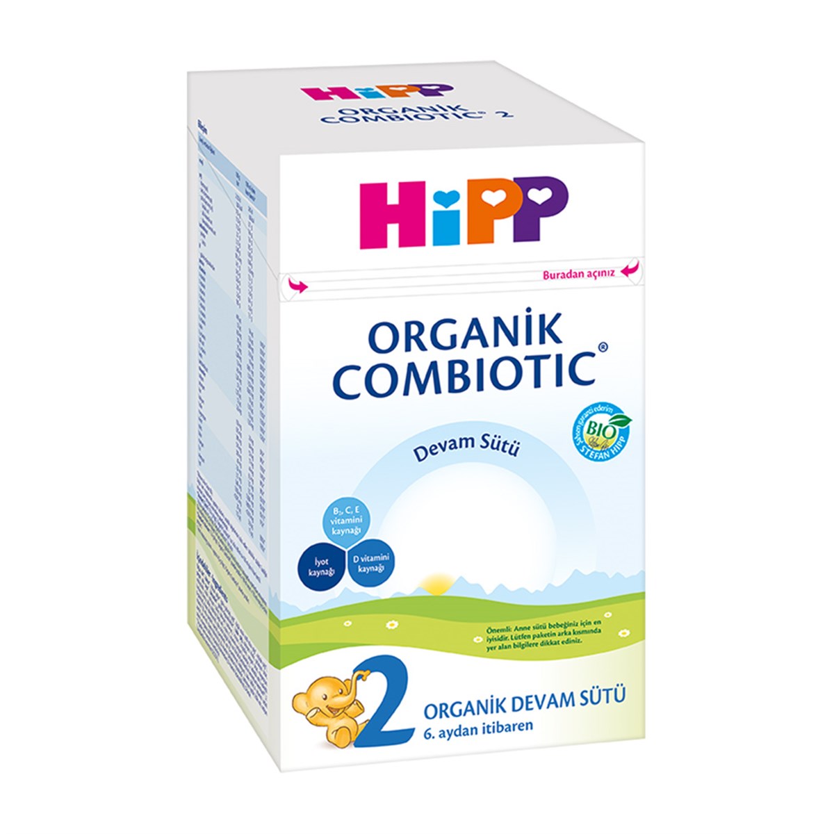 HiPP 2 Organik Combiotic Bebek Sütü 800g
