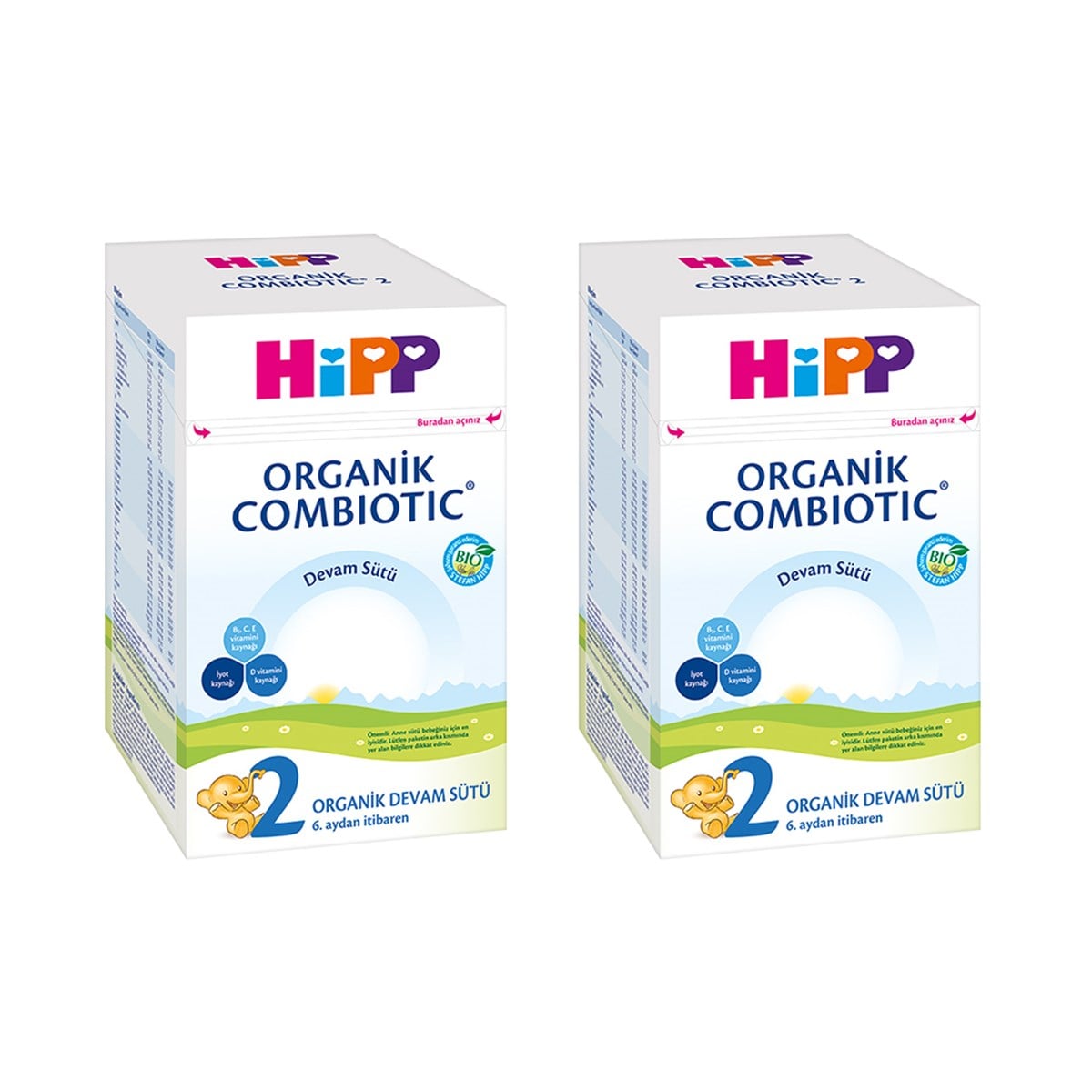 HiPP 2 Organik Combiotic Devam Sütü 800g 2'li