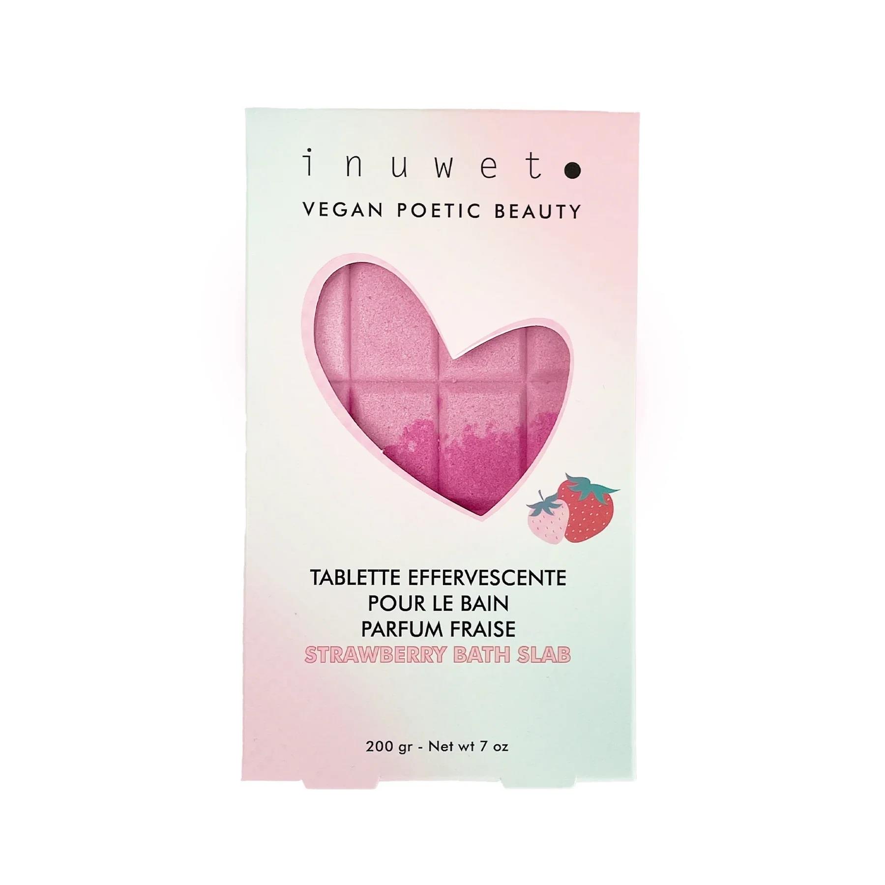 Inuwet Bath Slap Strawberry / Çilek Kokulu Banyo Tableti 