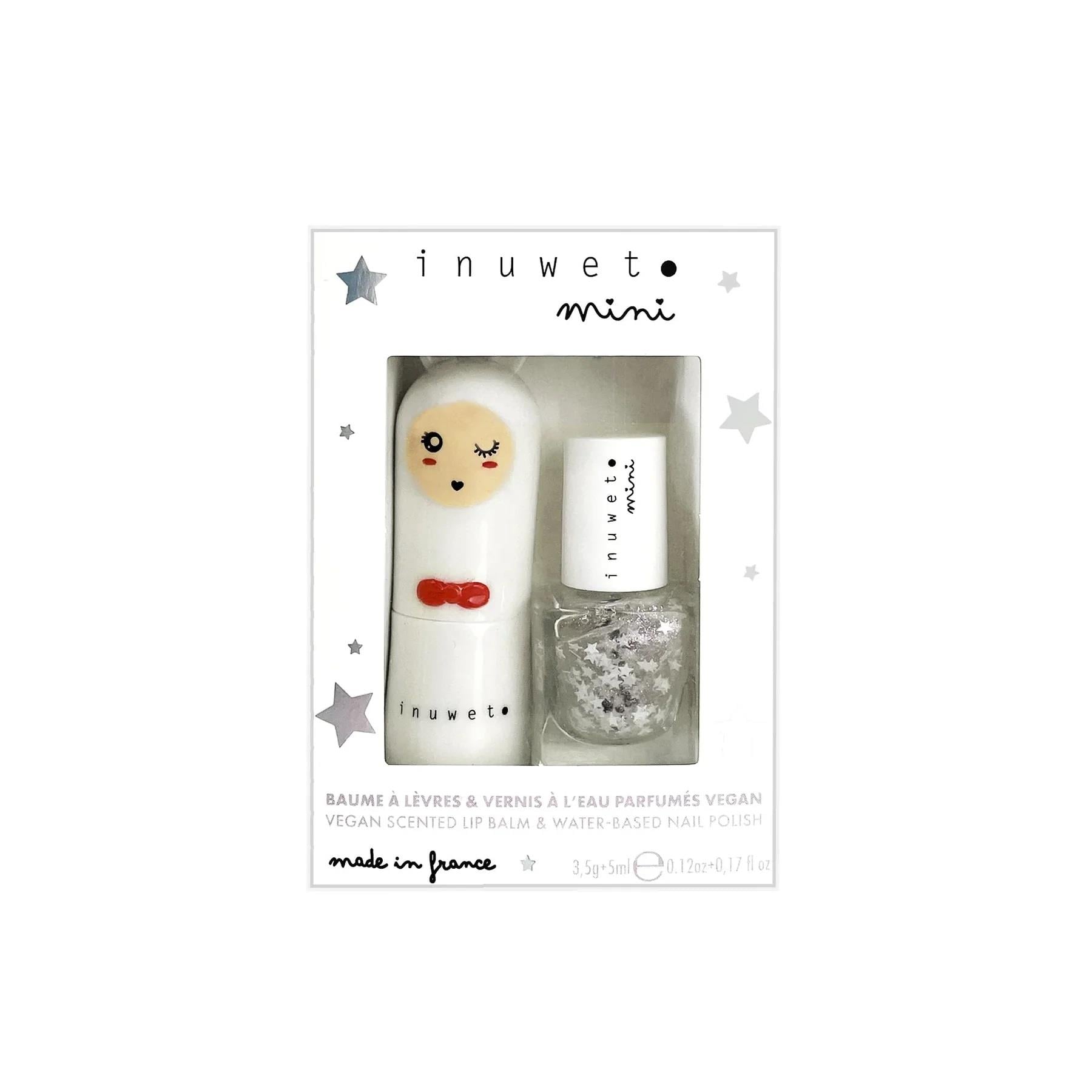 Inuwet Duo White Lipbalm Set / Lipbalm ve Oje Seti