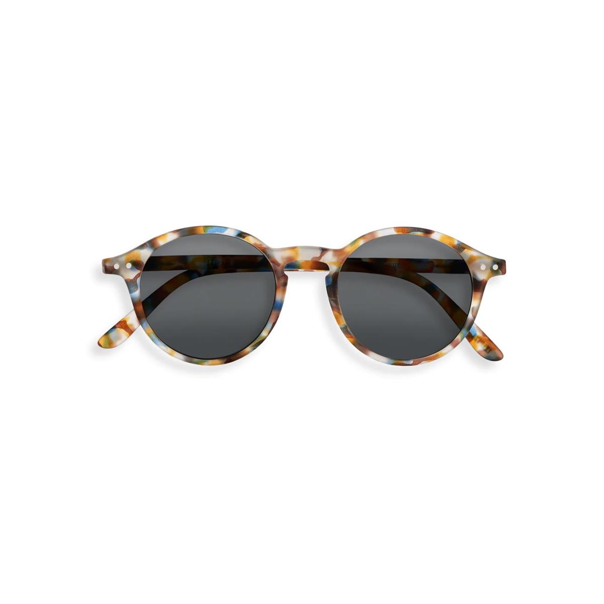 Izipizi Blue Tortoise Sun #D - Mavi Kahverengi Desenli Yetişkin Güneş Gözlüğü