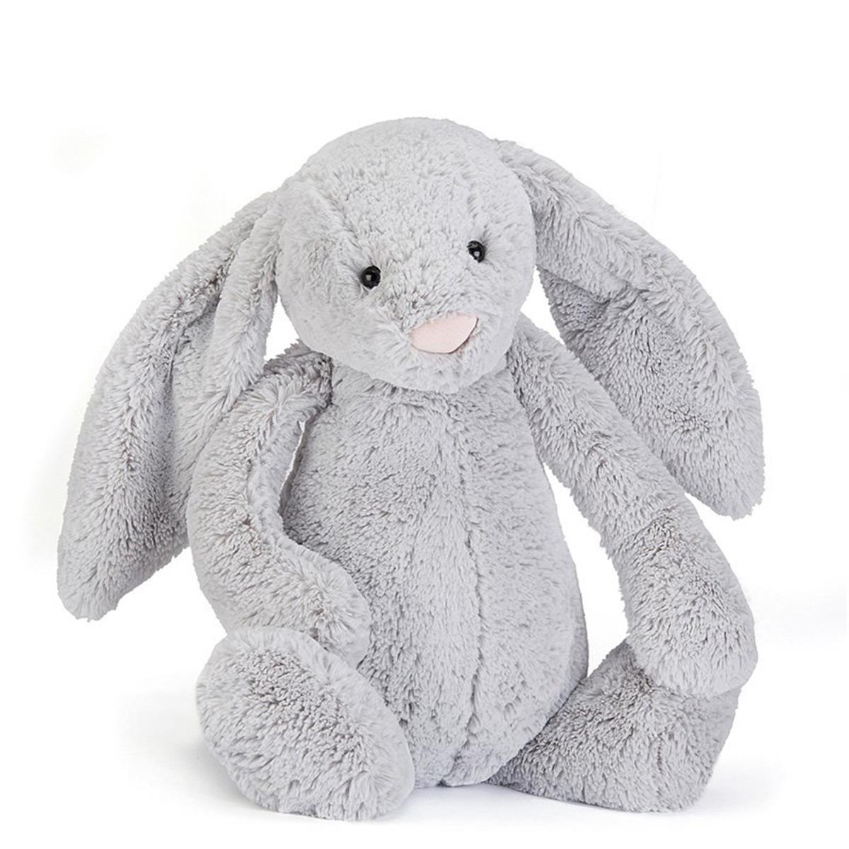 Jellycat Bashful Gri Tavşan Mega Boy 51 cm
