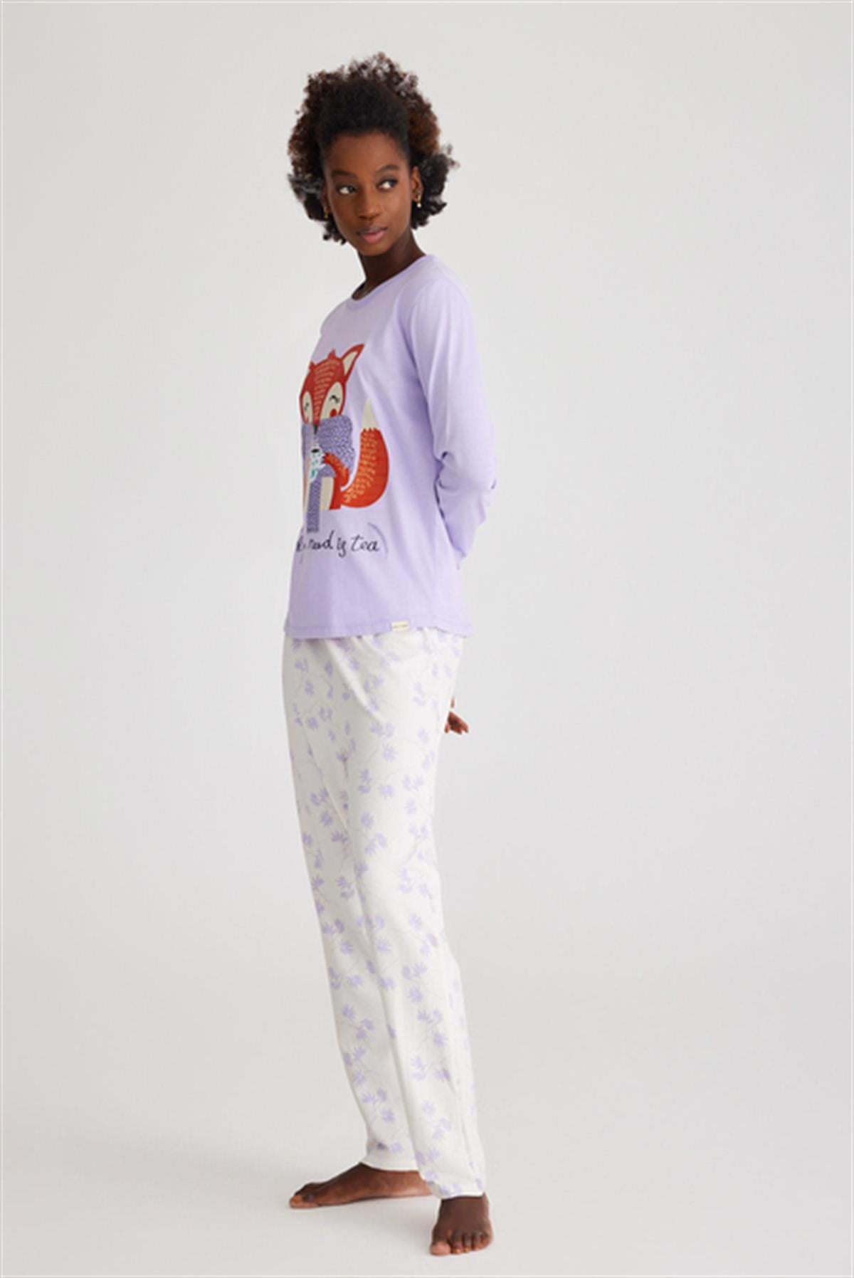 Katia&Bony Lovely Lilac Kadın Pijama Takımı Lila
