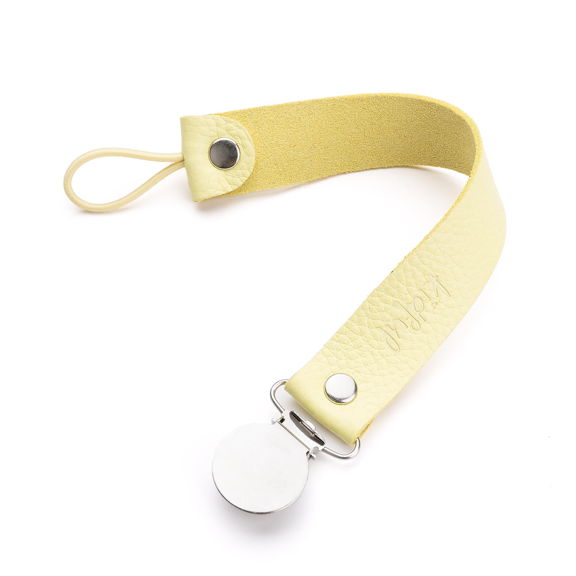 Kidful Bitkisel Boyalı Emzik Askısı - Lemon