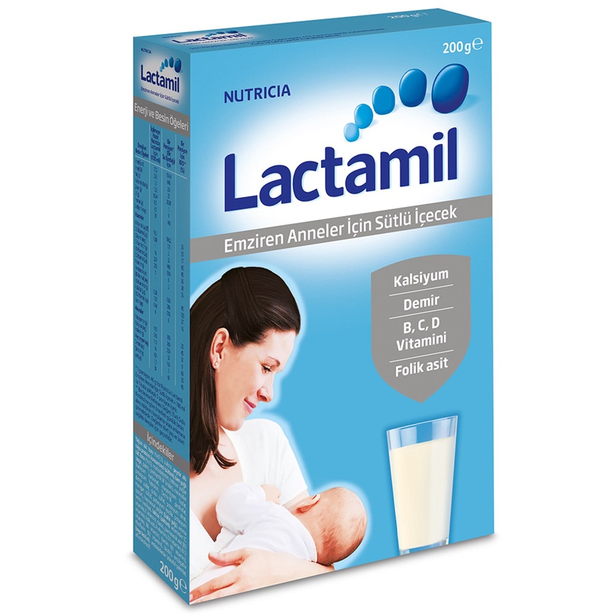 Lactamil Emziren Anneler için Sütlü İçecek 200 g