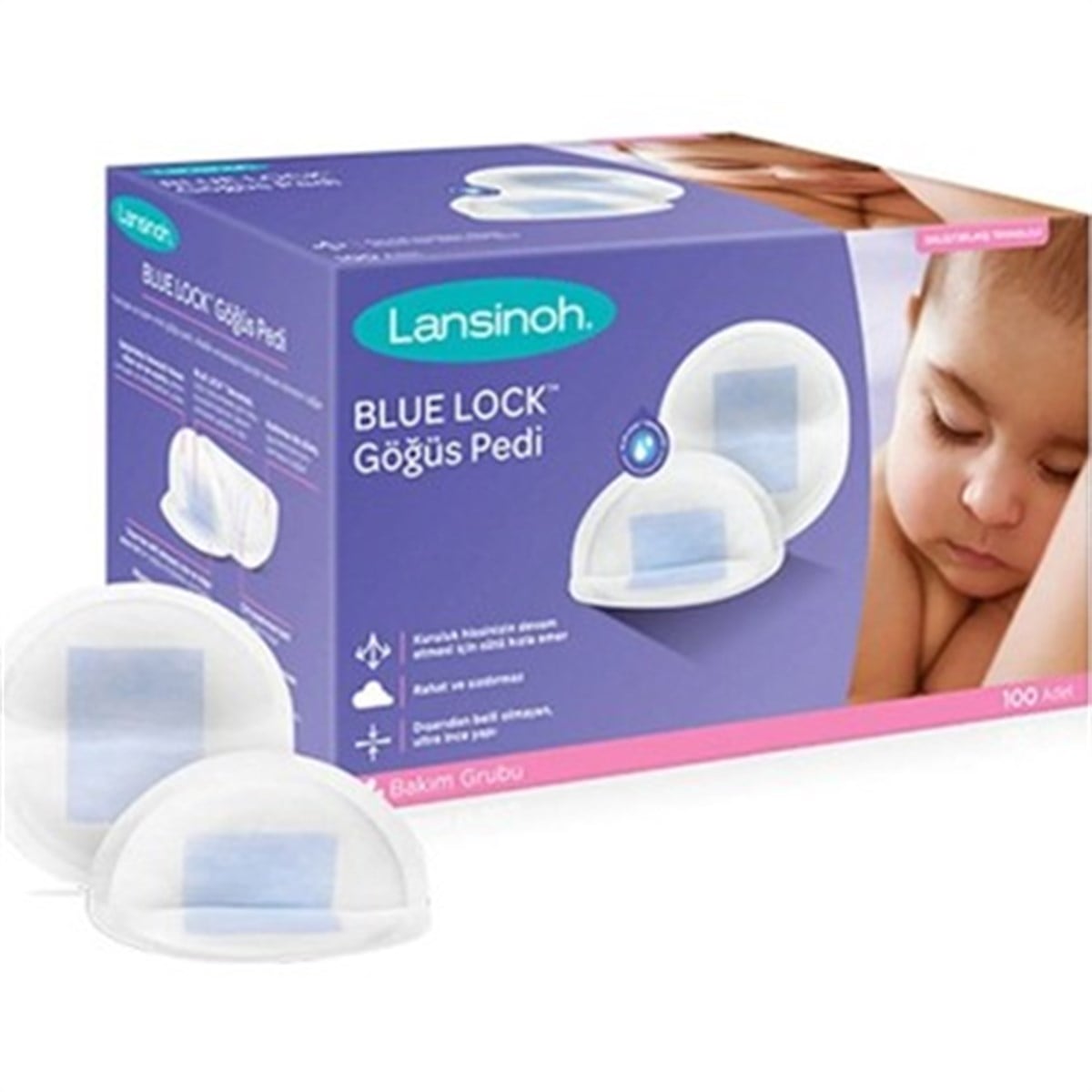 Lansinoh Bluelock Gögüs Pedi 100 Adet