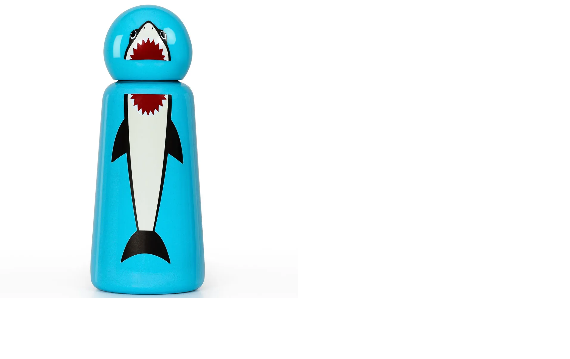 Lund London Shark Skittle Water Bottle 300ml Termos - Köpekbalığı Termos Su Şisesi