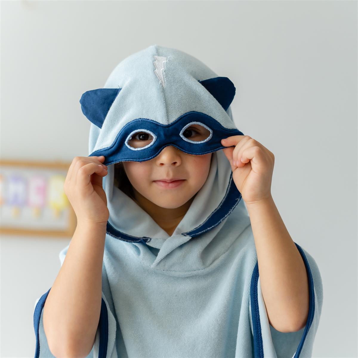 Mama-Yoyo 3D Nakışlı İnce Havlu Panço Maske