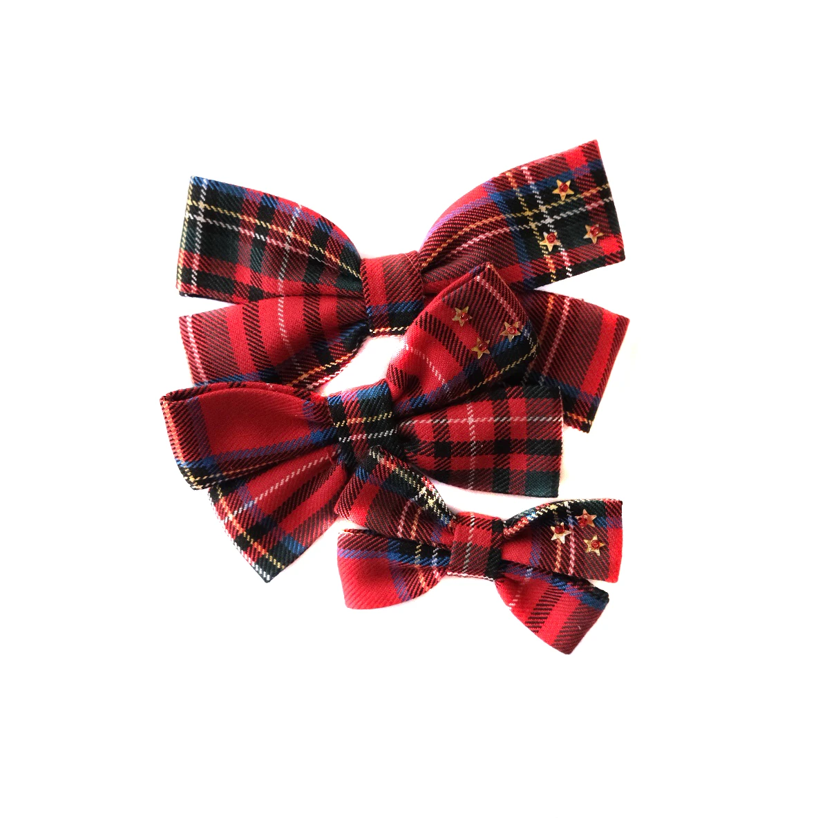 MA&MAA Shiny Red Plaid Midi Kitty Fiyonk