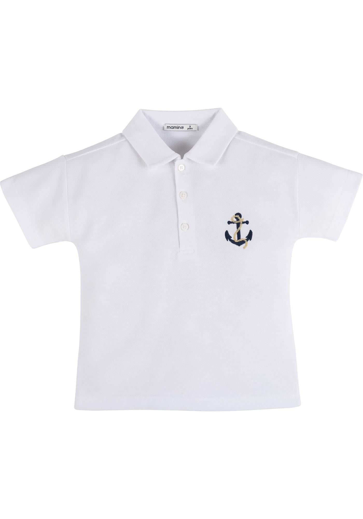 Mamino Beyaz Armalı T-Shirt 17669