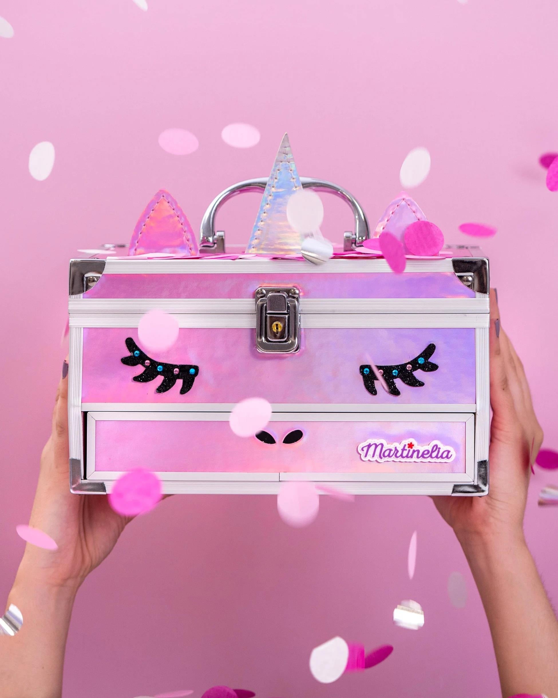 Martinelia Unicorn Kız Çocuk Büyük Boy Pırıltılı Makyaj Seti